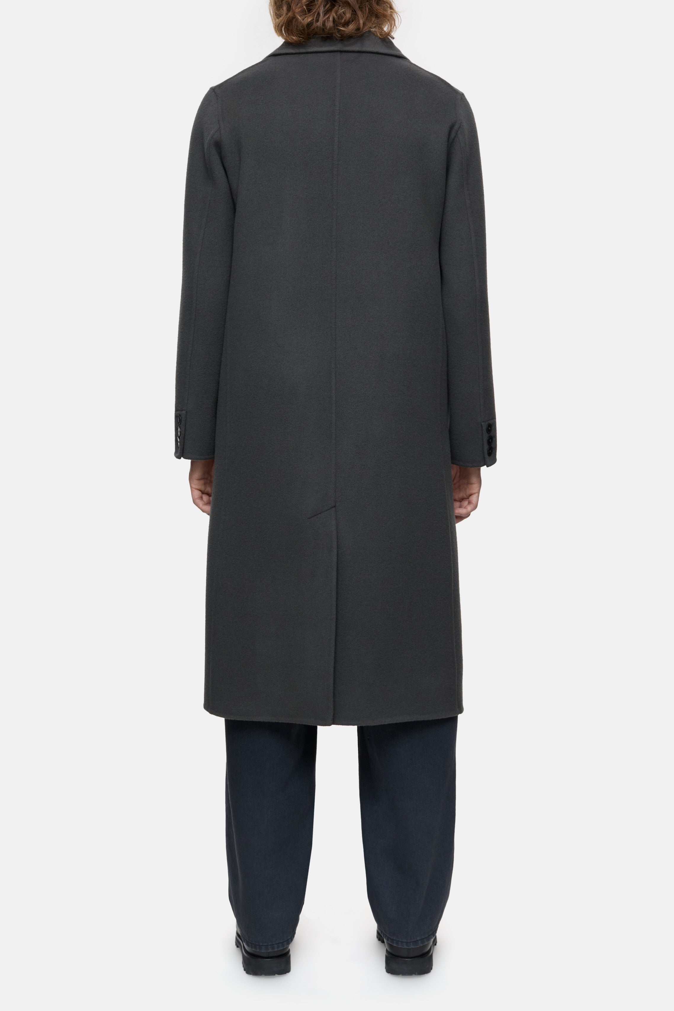 Closed-DOUBLE BREASTED COAT-Jacken & Mäntel-Black-Deal-Outlet-by-ARCHIVIST