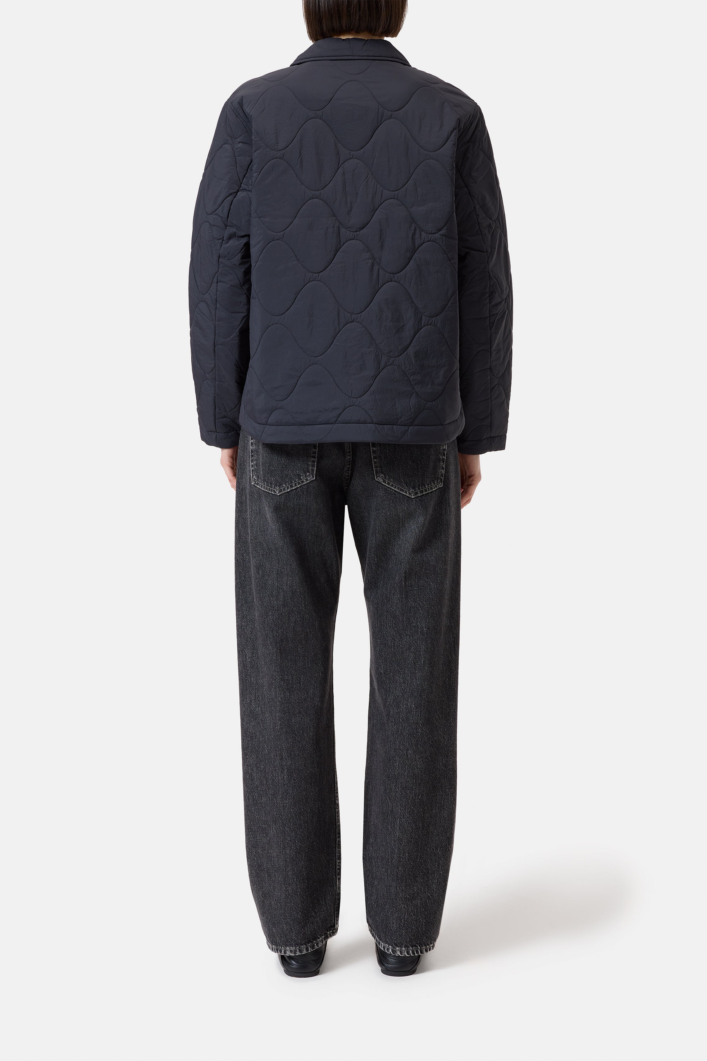 SHORT QUILTED BLOUSON-Jacken & Mäntel-Closed-XXS-BLACK-ARCHIVIST