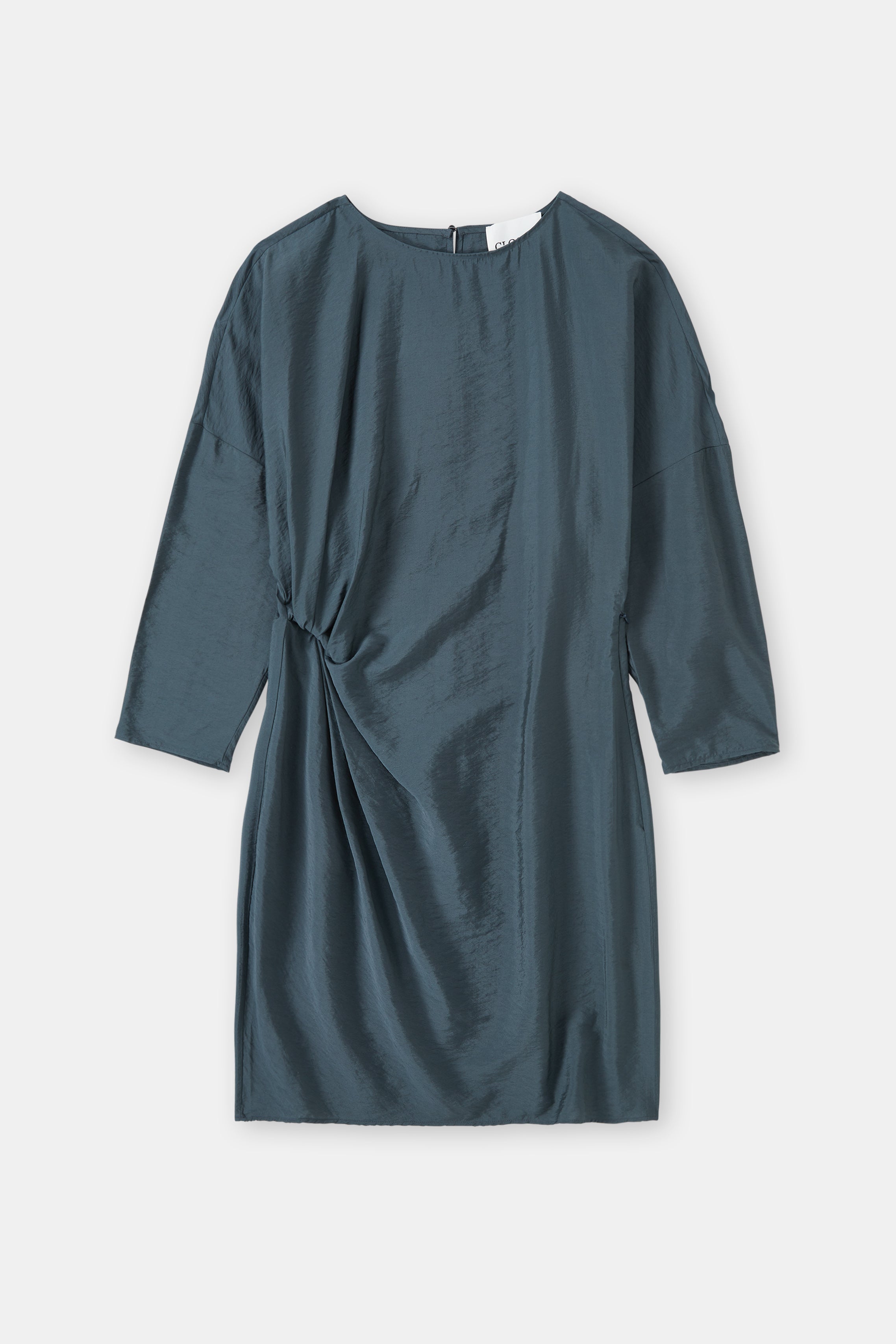 Closed-DRAPED DRESS DRESSES-Kleider & Röcke-Black-Deal-Outlet-by-ARCHIVIST