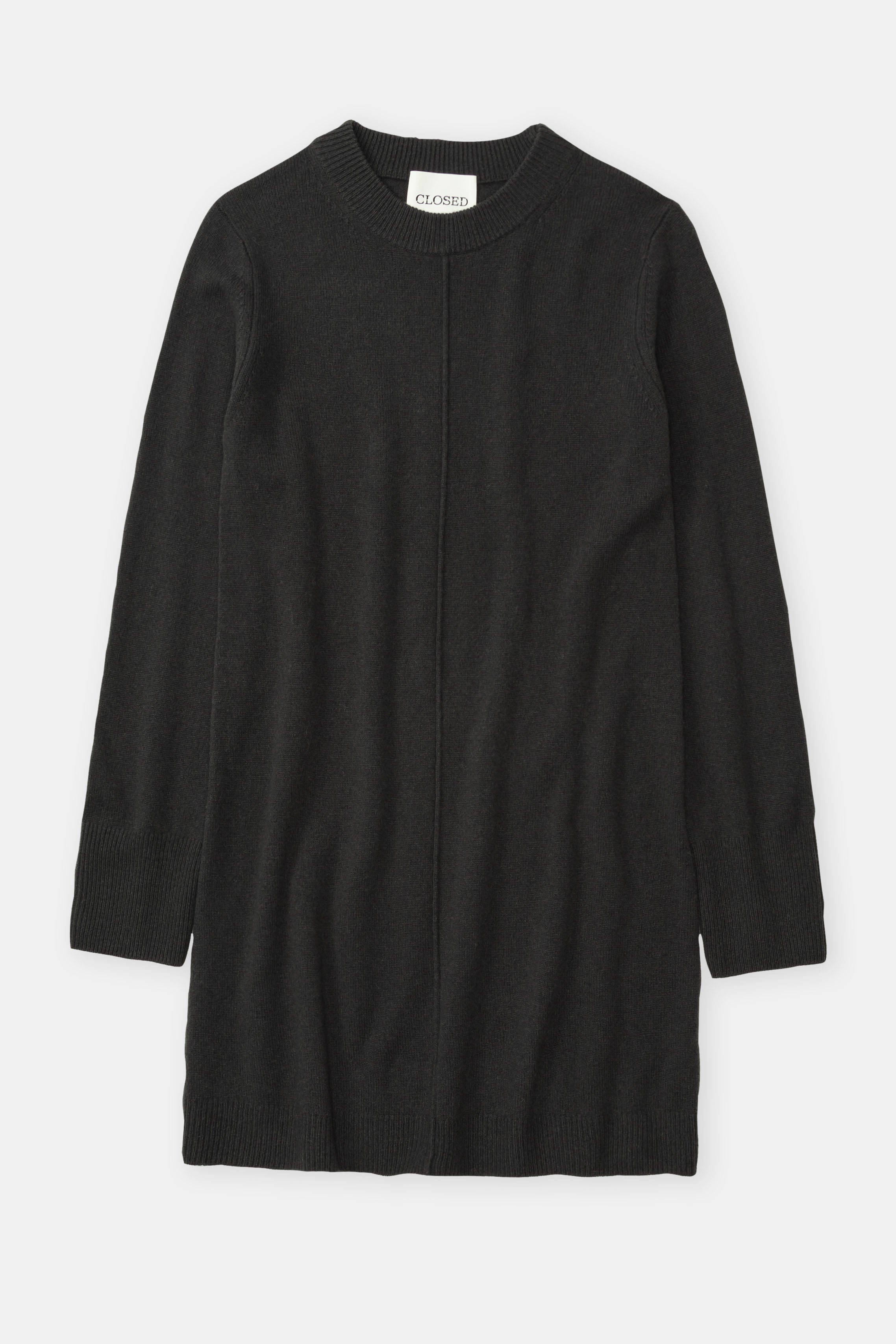 OVERWASHED WOOL DRESS