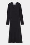 LONG SLEEVE RIB DRESS