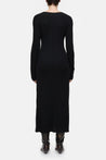 LONG SLEEVE RIB DRESS
