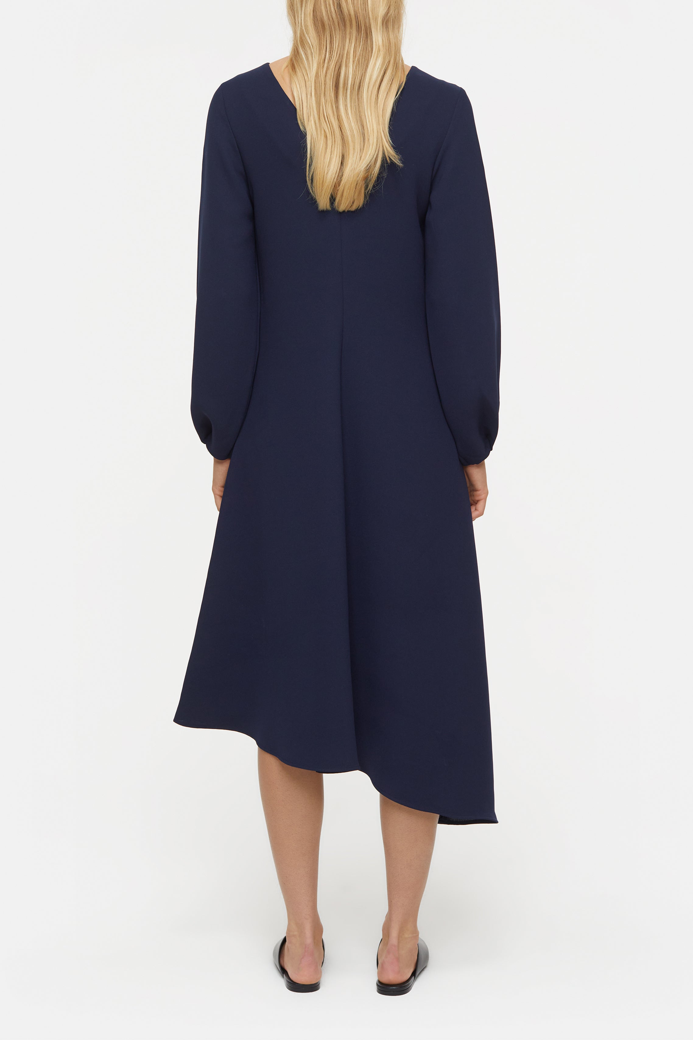 DEEP NECK LONG SLEEVE DRESS-Kleider & Röcke-Closed-ARCHIVIST
