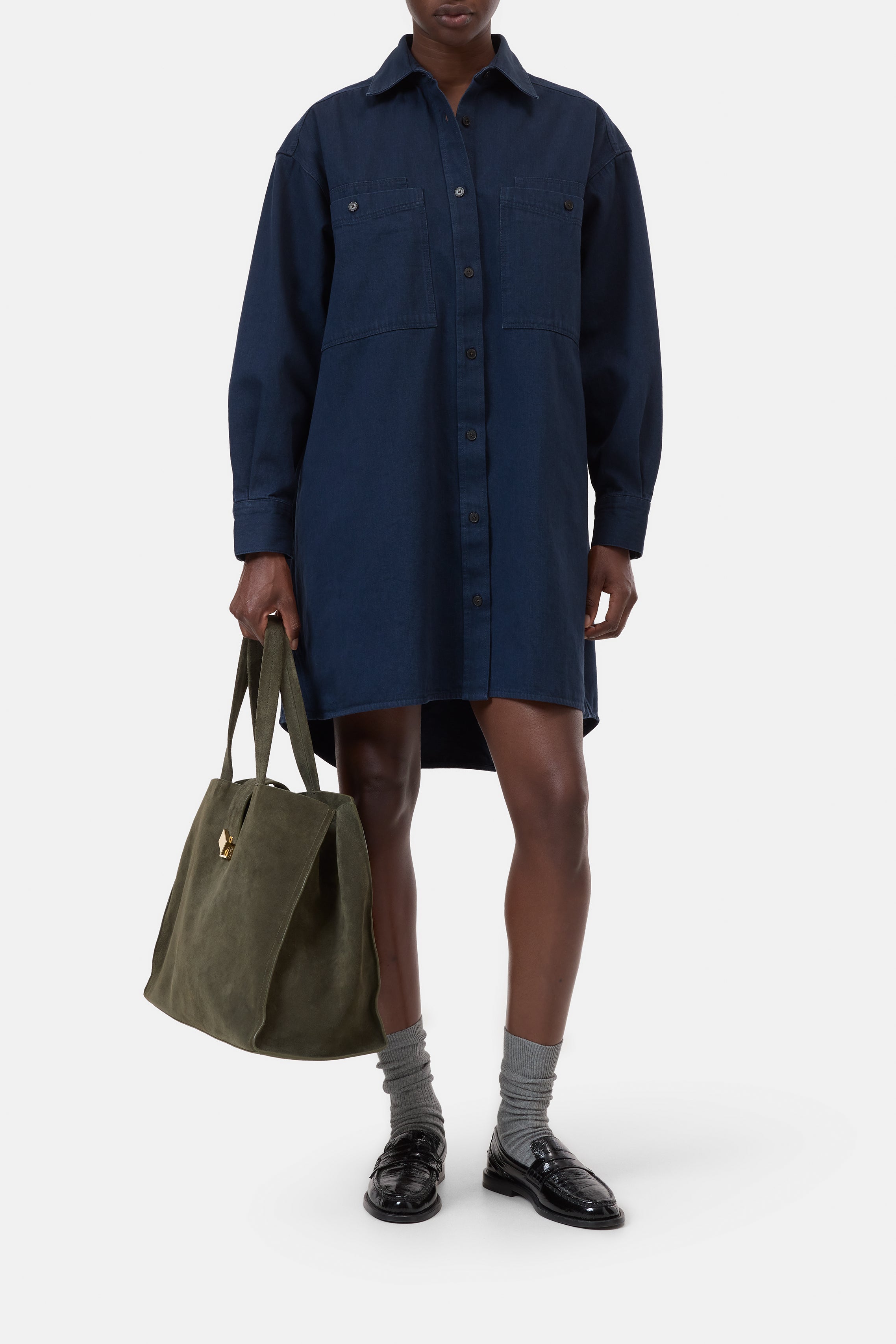 OVERSIZED SHIRT DRESS