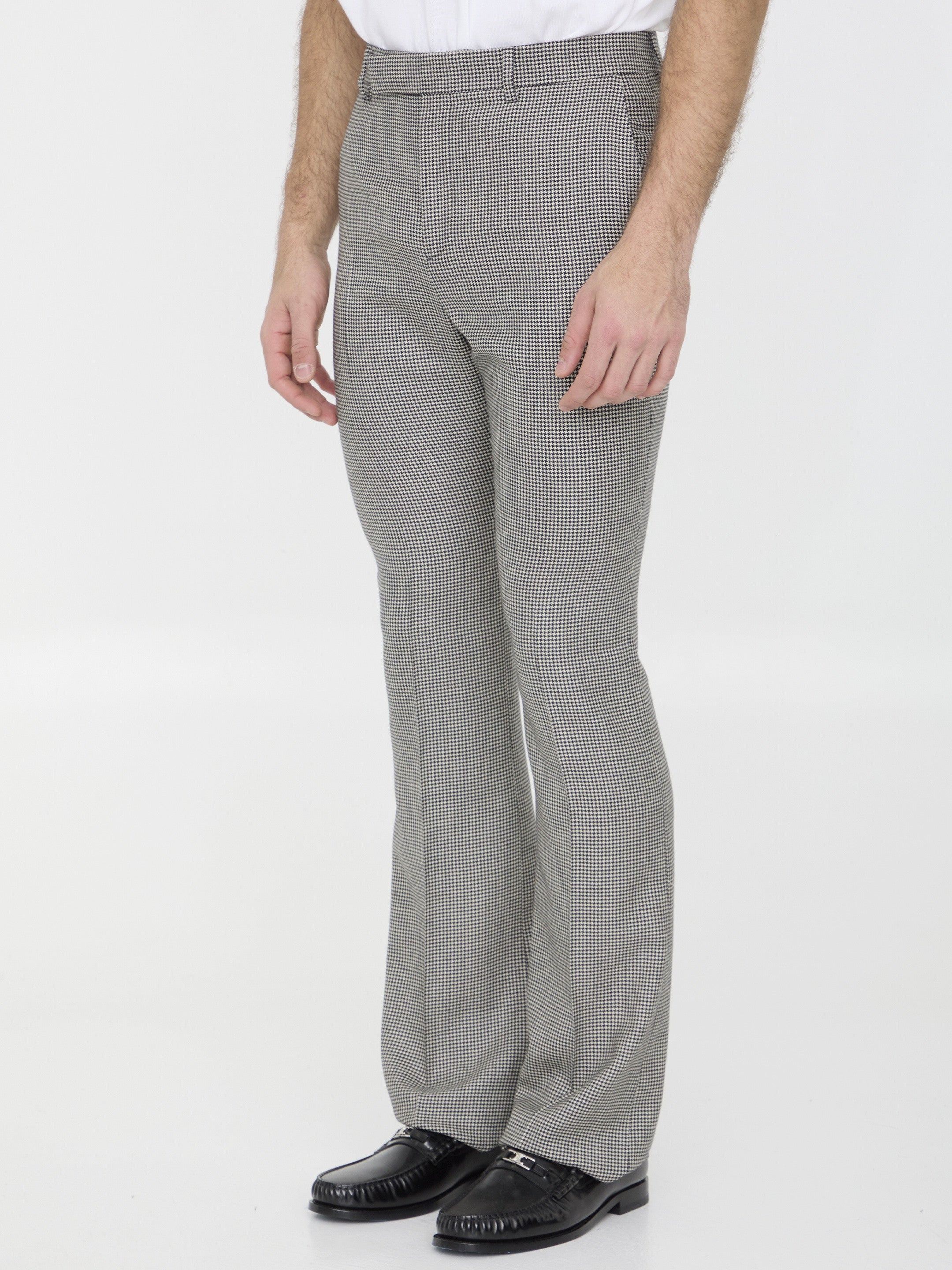 Wool and cashmere pants