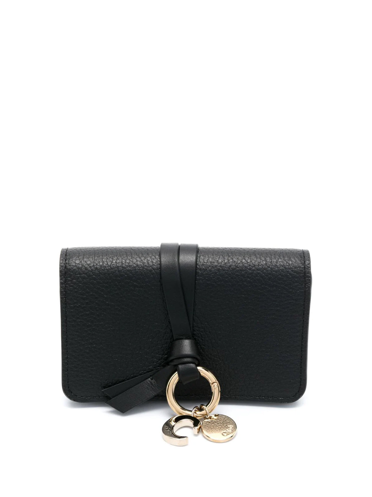 ChloÃ©-OUTLET-SALE-Alphabet Logo-Charm Foldover Top Wallet-ARCHIVIST