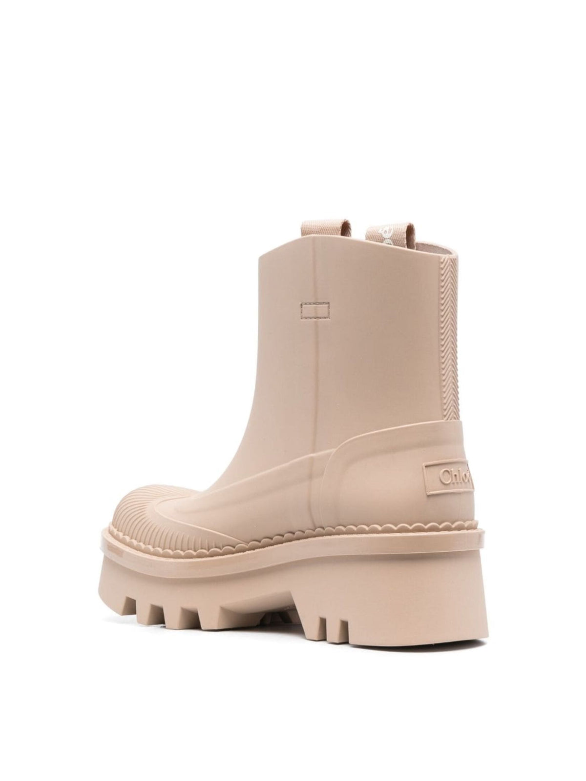 ChloÃ©-OUTLET-SALE-Raina Beige RosÃ© Rain Boots-ARCHIVIST