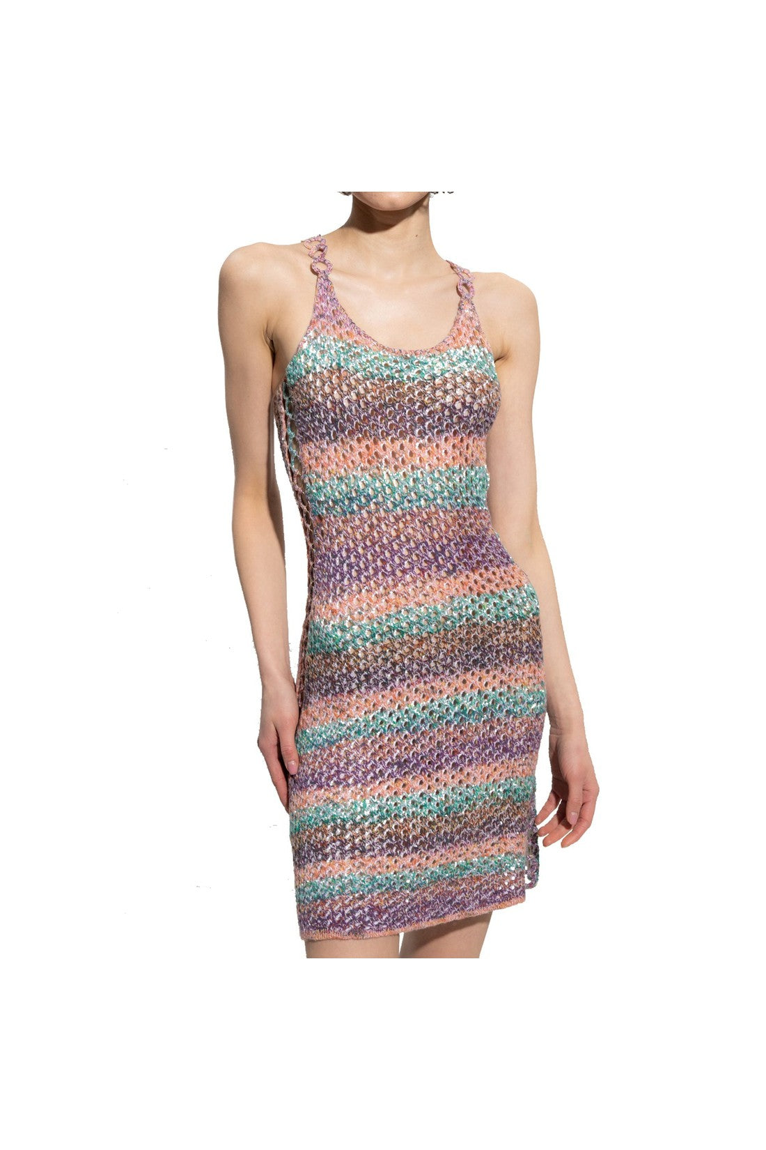 CHLOE'-OUTLET-SALE-CHLOE' Crochet Mini Dress-ARCHIVIST