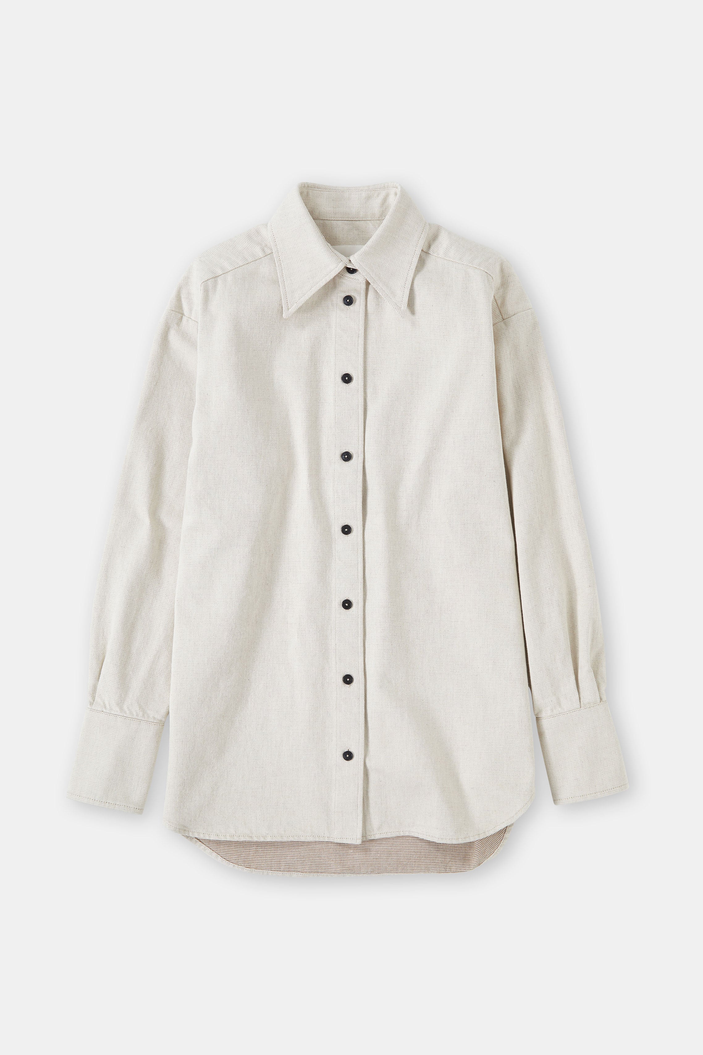 BOXY LONG SLEEVE SHIRT-Hemden & Blusen-Closed-ARCHIVIST