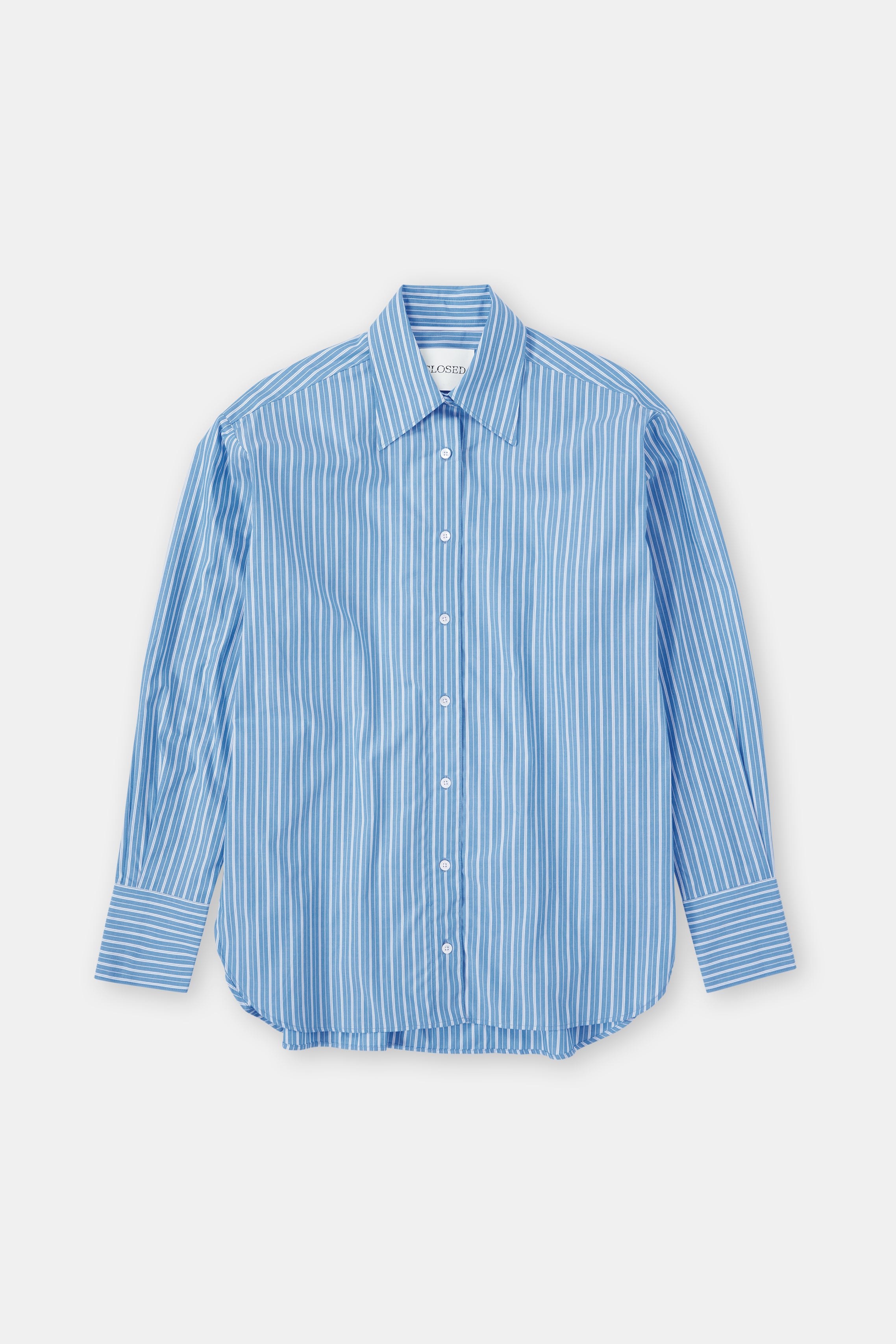 BOXY LONG SLEEVE SHIRT SHIRTS & BLOUSES-Hemden & Blusen-Closed-XXS-LAKE BLUE-ARCHIVIST