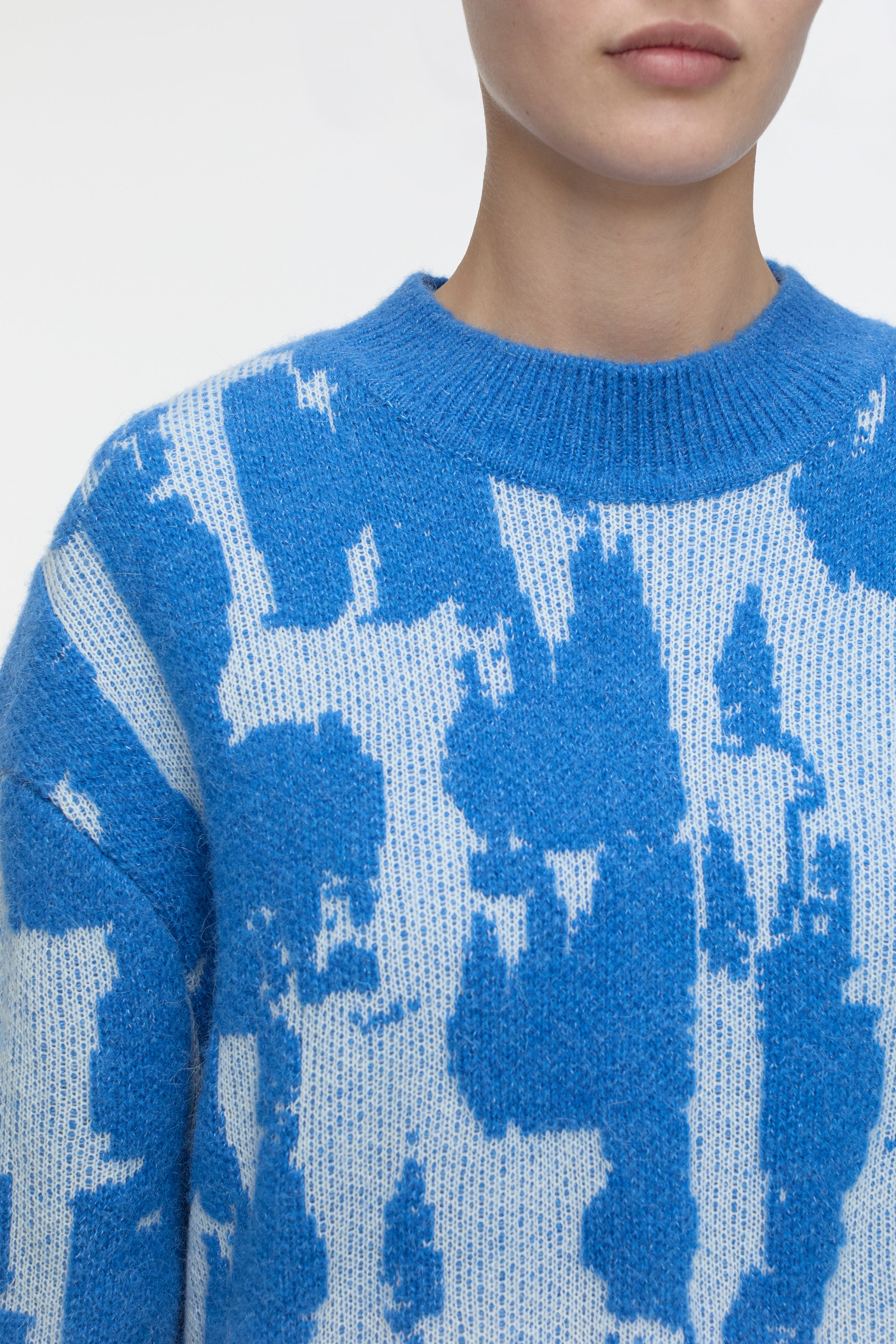 CREW NECK JACQUARD-Strick & Pullover-Closed-ARCHIVIST