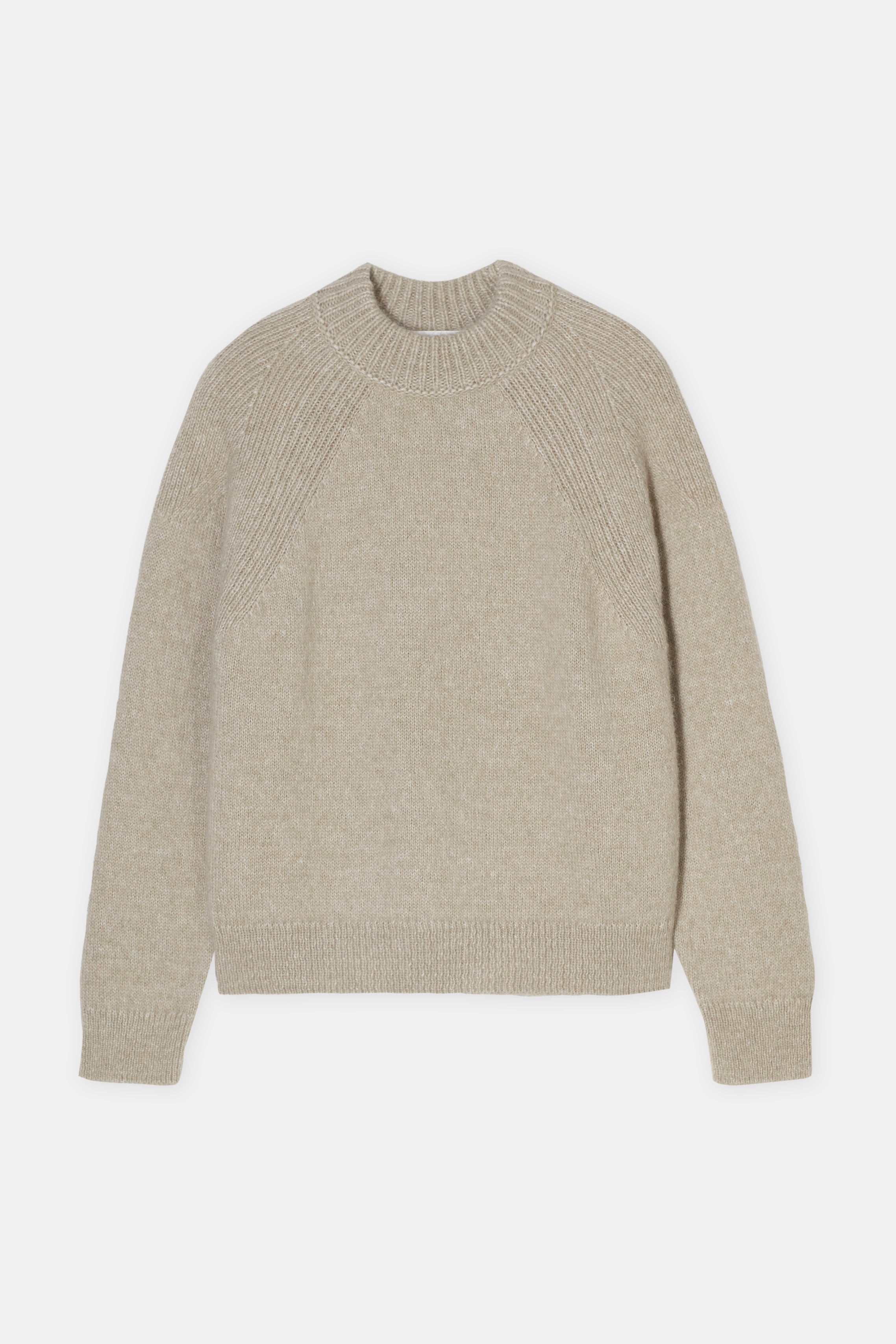 CREW NECK LONG SLEEVE-Strick & Pullover-Closed-XS-SABBIA BEIGE-ARCHIVIST