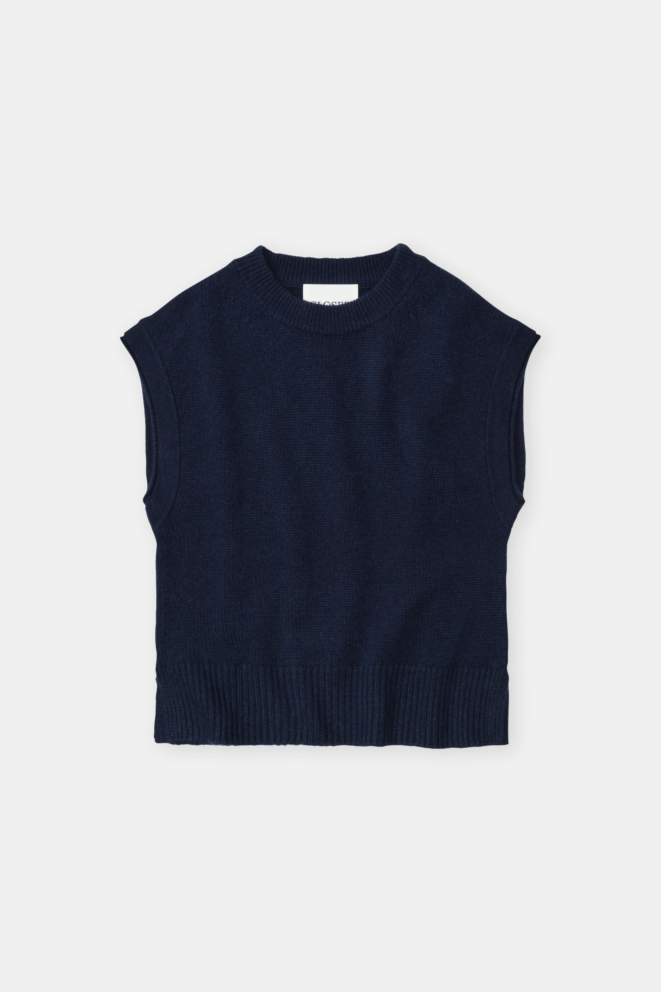 CREW NECK VEST-Strick & Pullover-Closed-ARCHIVIST