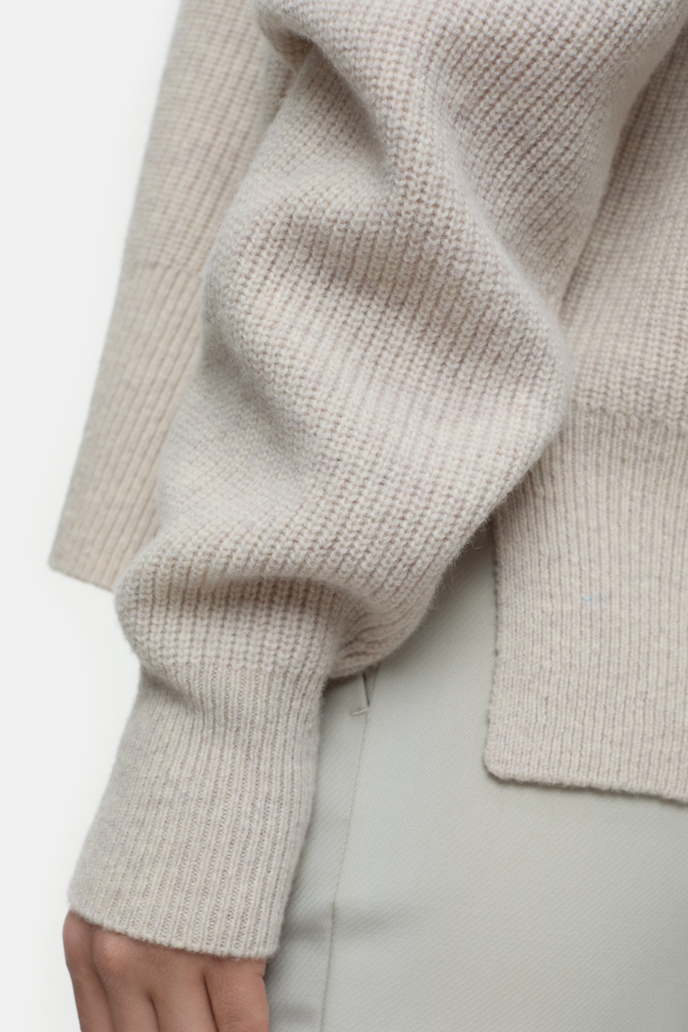 CROPPED CREW NECK-Strick & Pullover-Closed-ARCHIVIST
