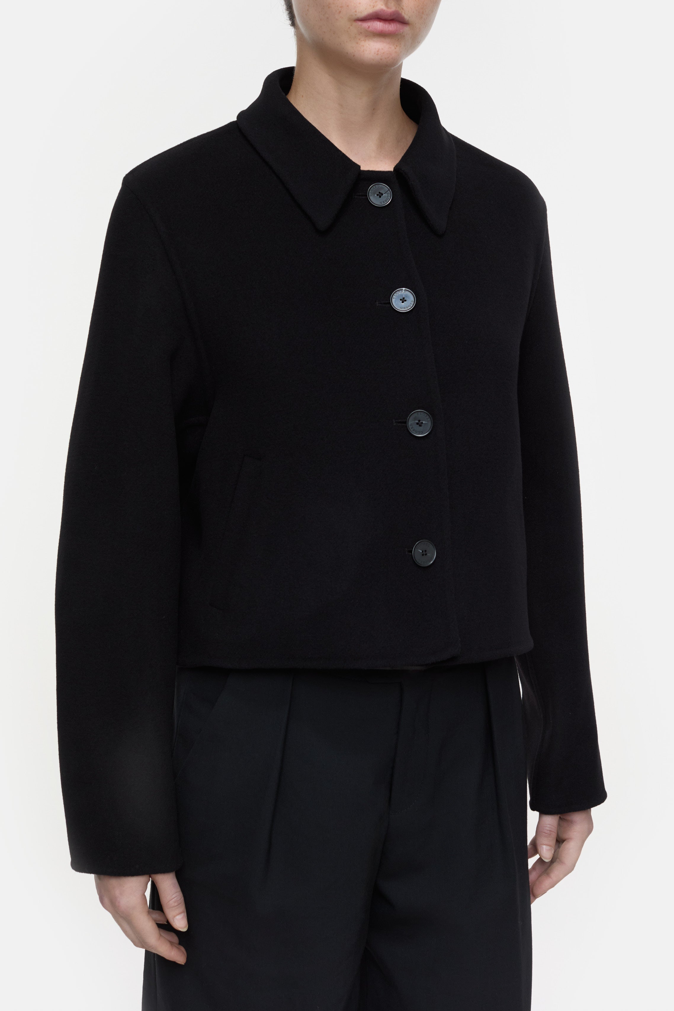 CROPPED JACKET-Jacken & Mäntel-Closed-XXS-BLACK-ARCHIVIST