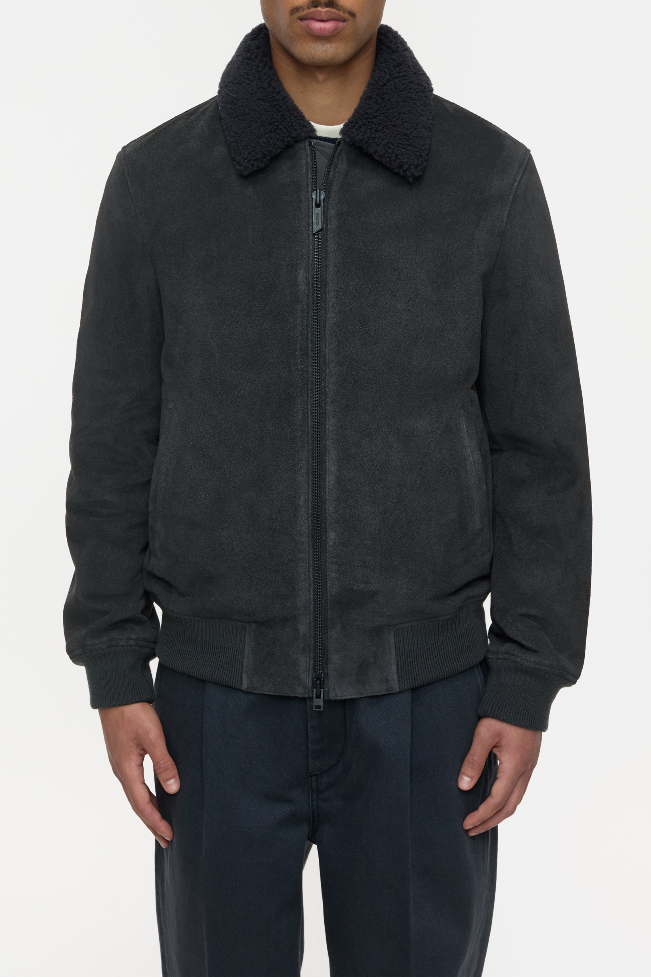 LEATHER JACKET-Jacken & Mäntel-Closed-XS-SHADOW BLUE-ARCHIVIST