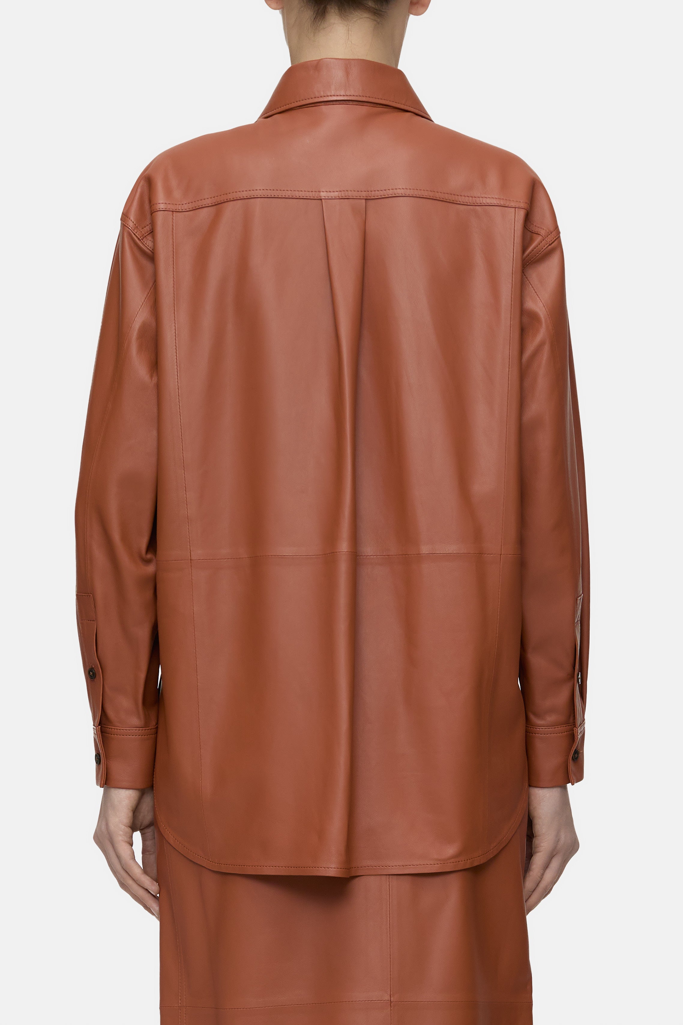 LEATHER SHIRT-Hemden & Blusen-Closed-ARCHIVIST