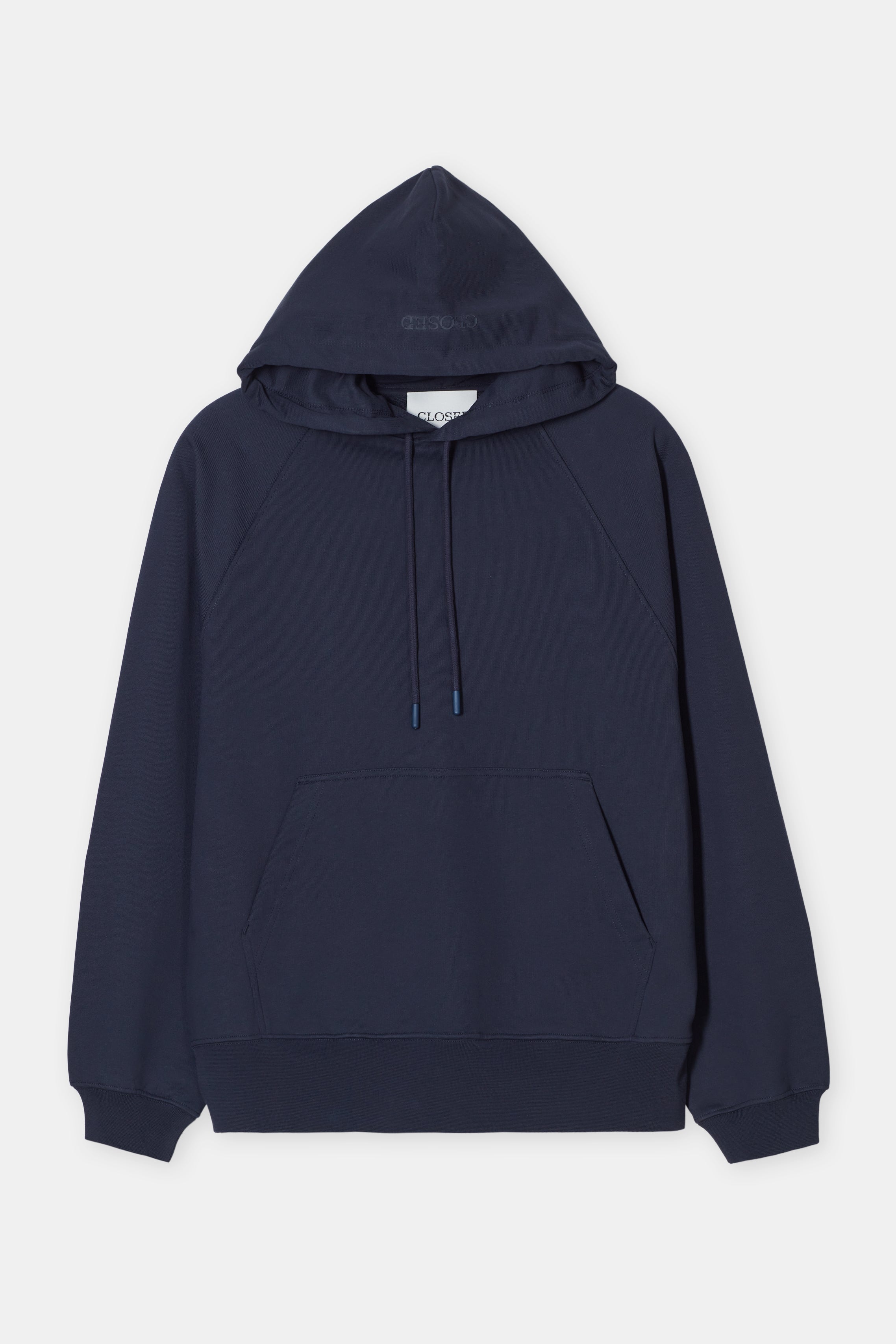 LOGO HOODIE T-SHIRTS-Shirts-Closed-XS-DARK NIGHT-ARCHIVIST