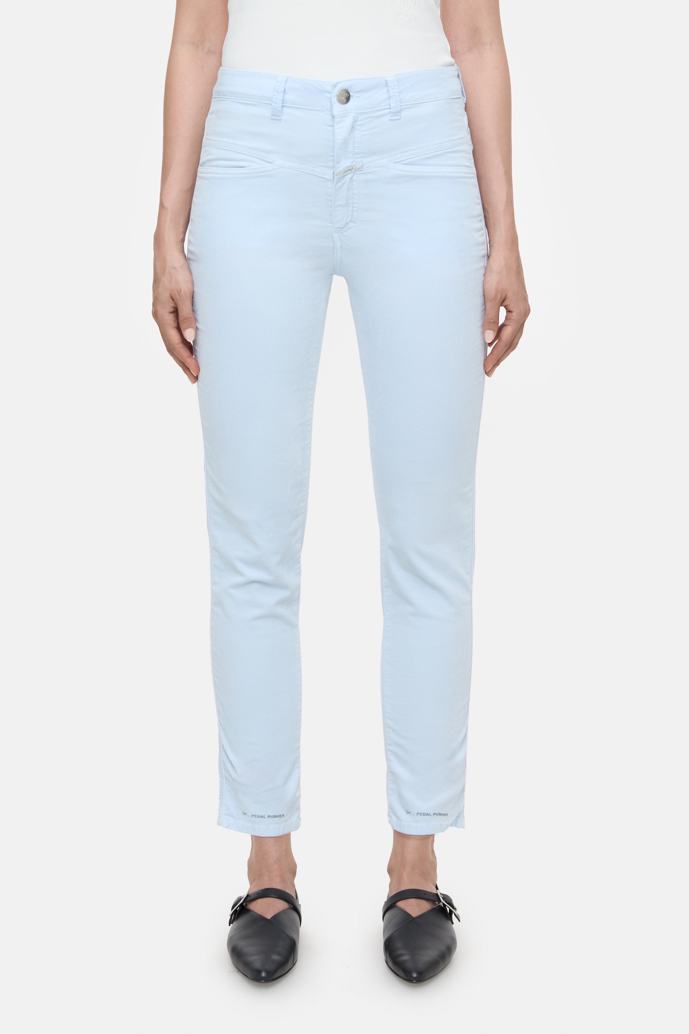 PEDAL PUSHER-Hosen-Closed-23-LAZIO BLUE-ARCHIVIST