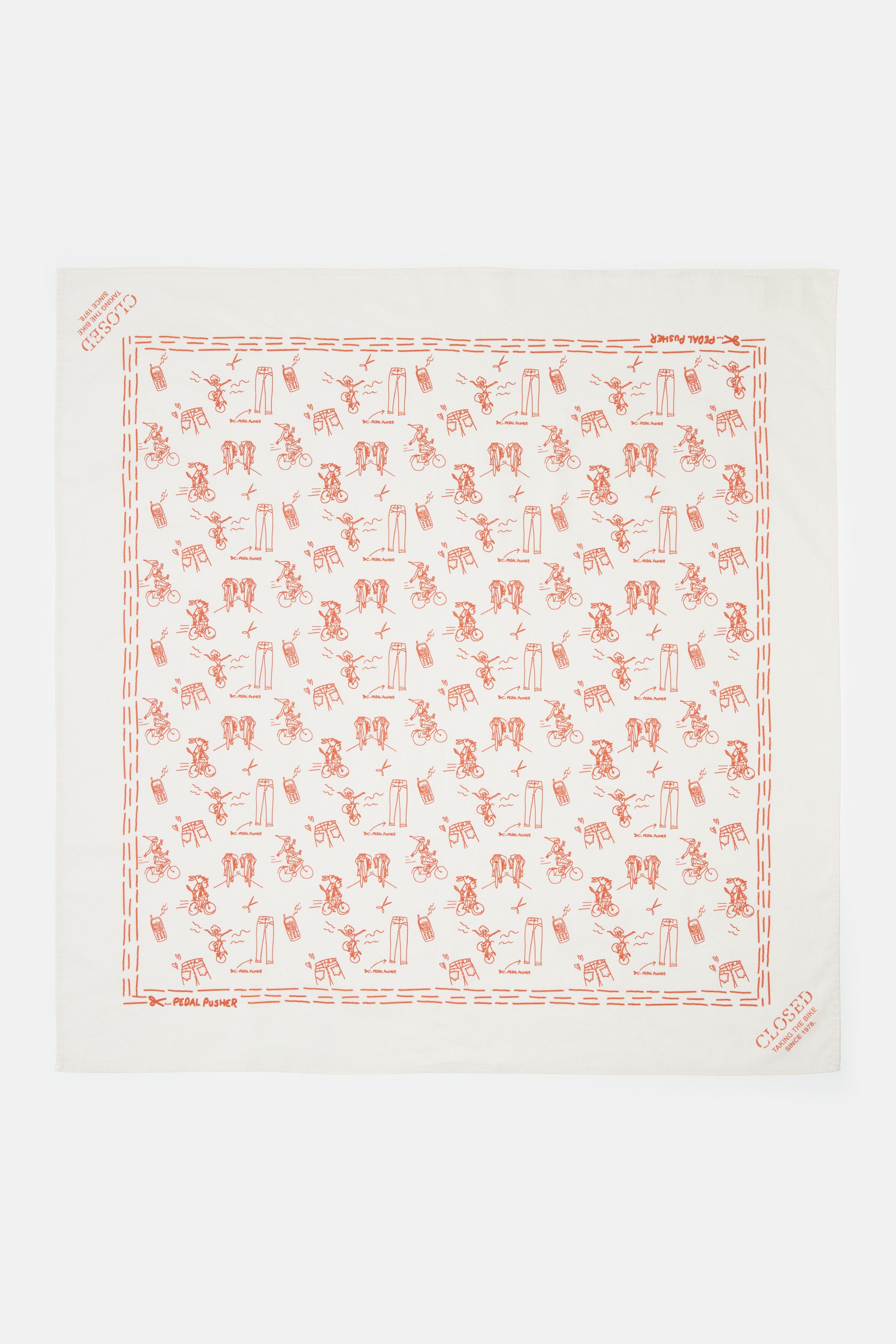 SCARF-Closed-ONE-APEROL RED-ARCHIVIST