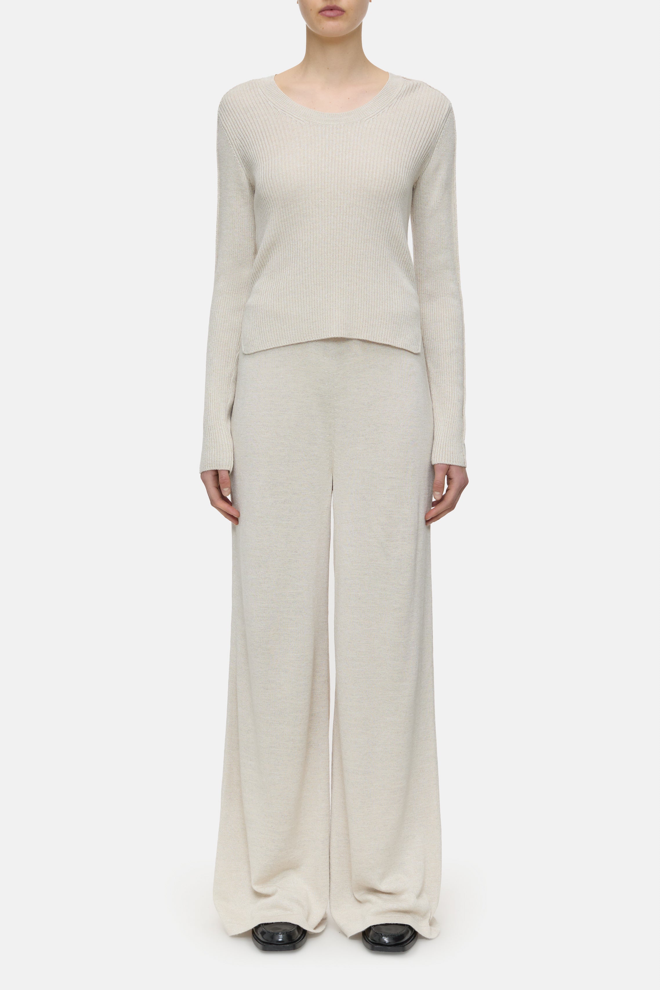 SCOOP NECK LONGSLEEVE-Strick & Pullover-Closed-ARCHIVIST