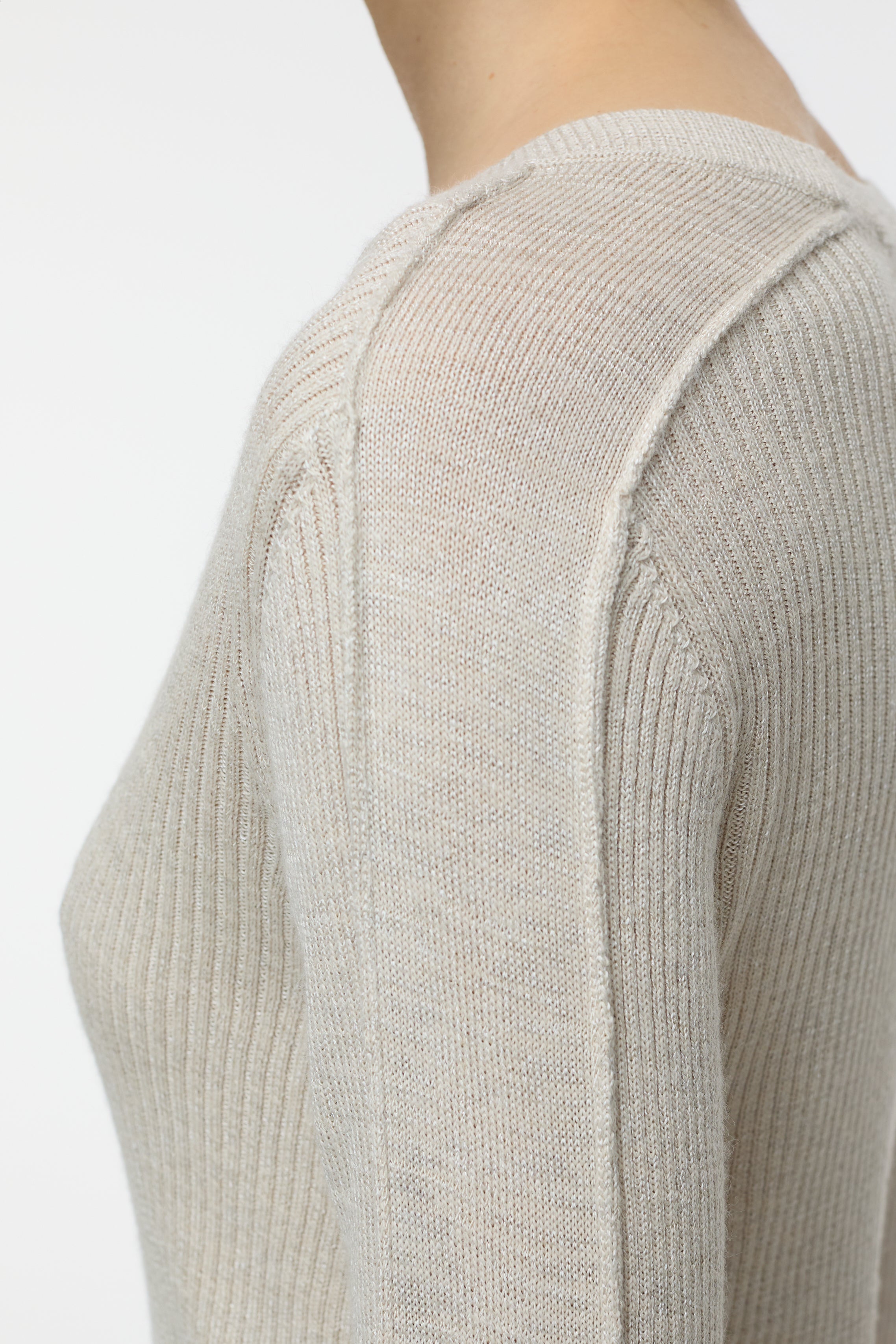 SCOOP NECK LONGSLEEVE-Strick & Pullover-Closed-ARCHIVIST