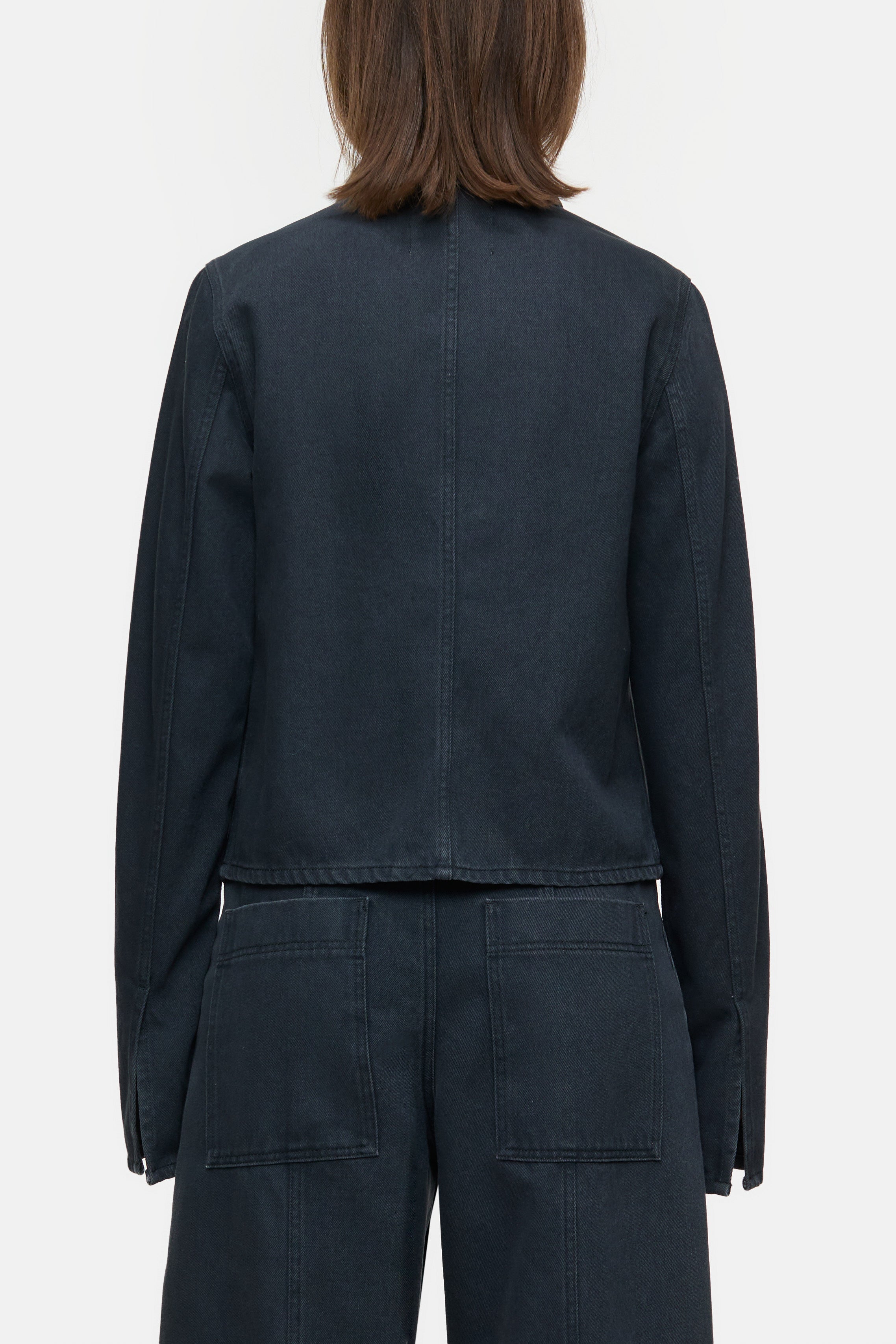 SLIM DENIM SHIRT-Hemden & Blusen-Closed-ARCHIVIST