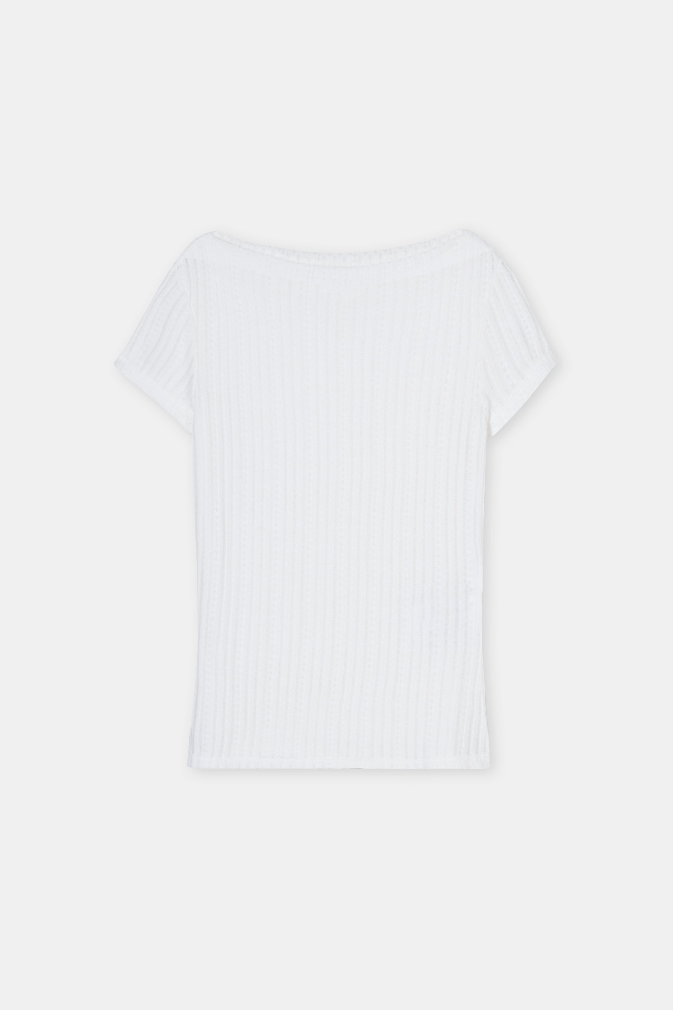 STRAIGHT NECK T-SHIRT-Shirts-Closed-ARCHIVIST