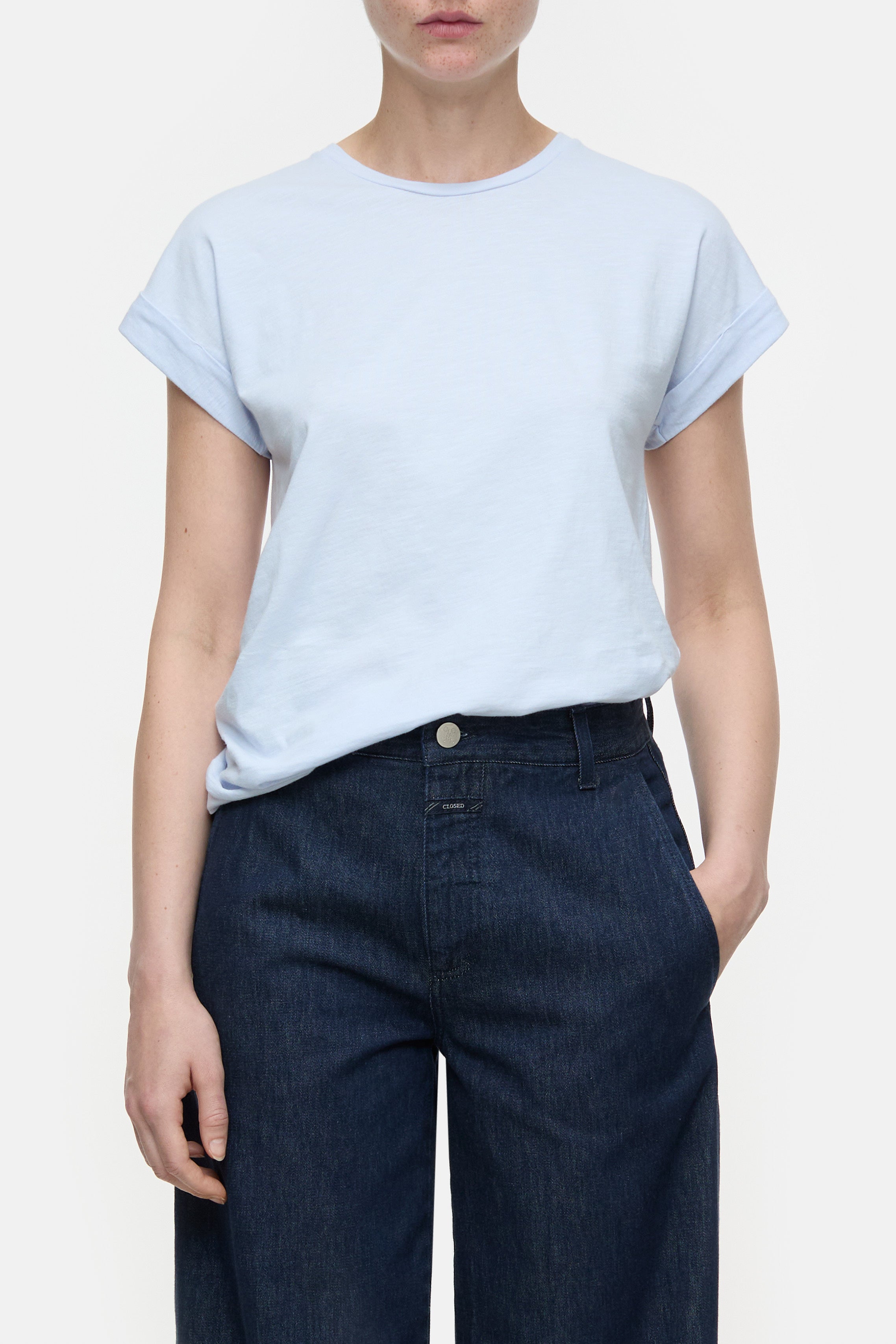 TURN UP T-SHIRT-Shirts-Closed-XXS-LAZIO BLUE-ARCHIVIST