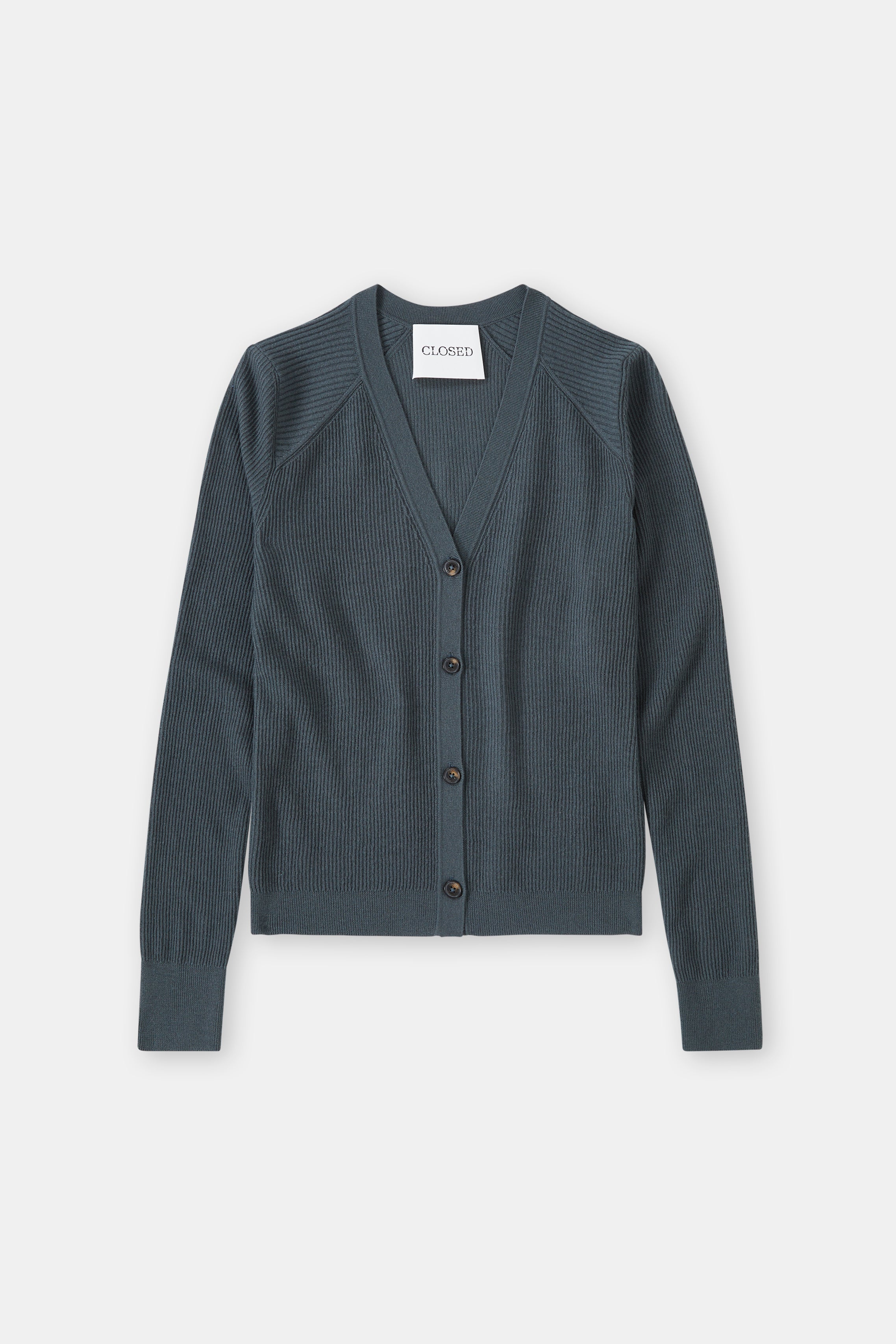 V CARDIGAN LONG SLEEVE-Strick & Pullover-Closed-ARCHIVIST