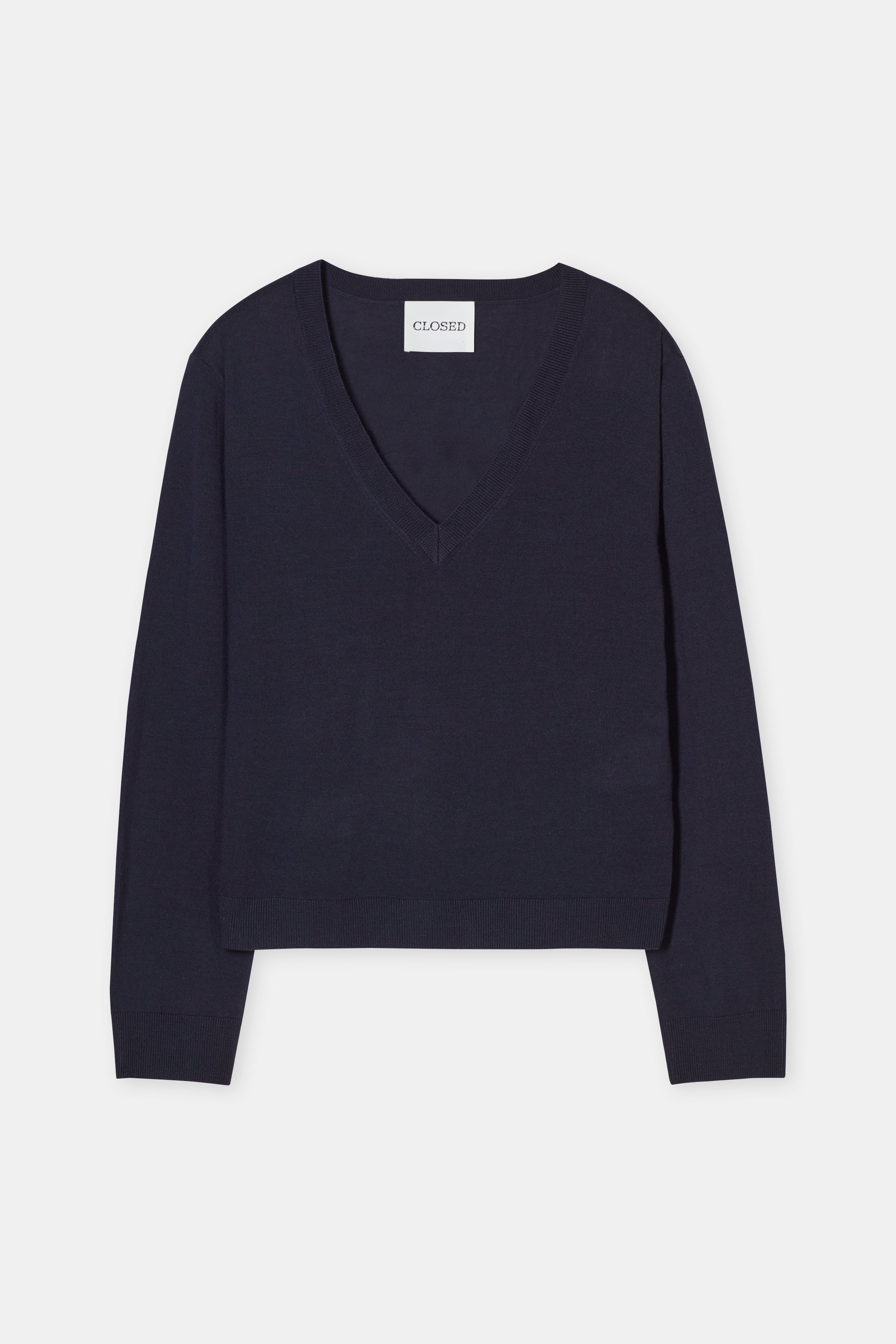 V NECK BOXY-Strick & Pullover-Closed-ARCHIVIST