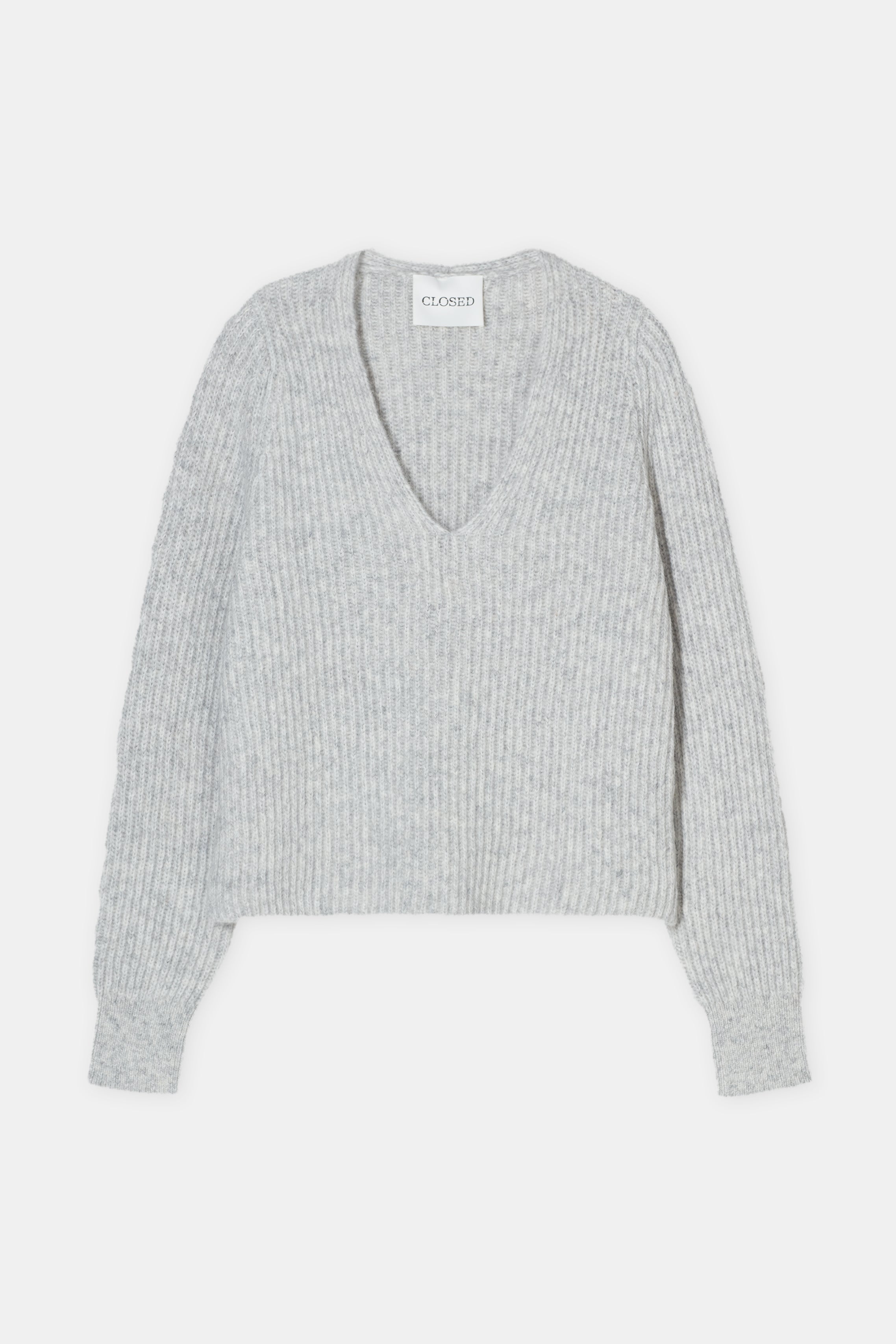 V NECK LONG SLEEVE-Strick & Pullover-Closed-ARCHIVIST