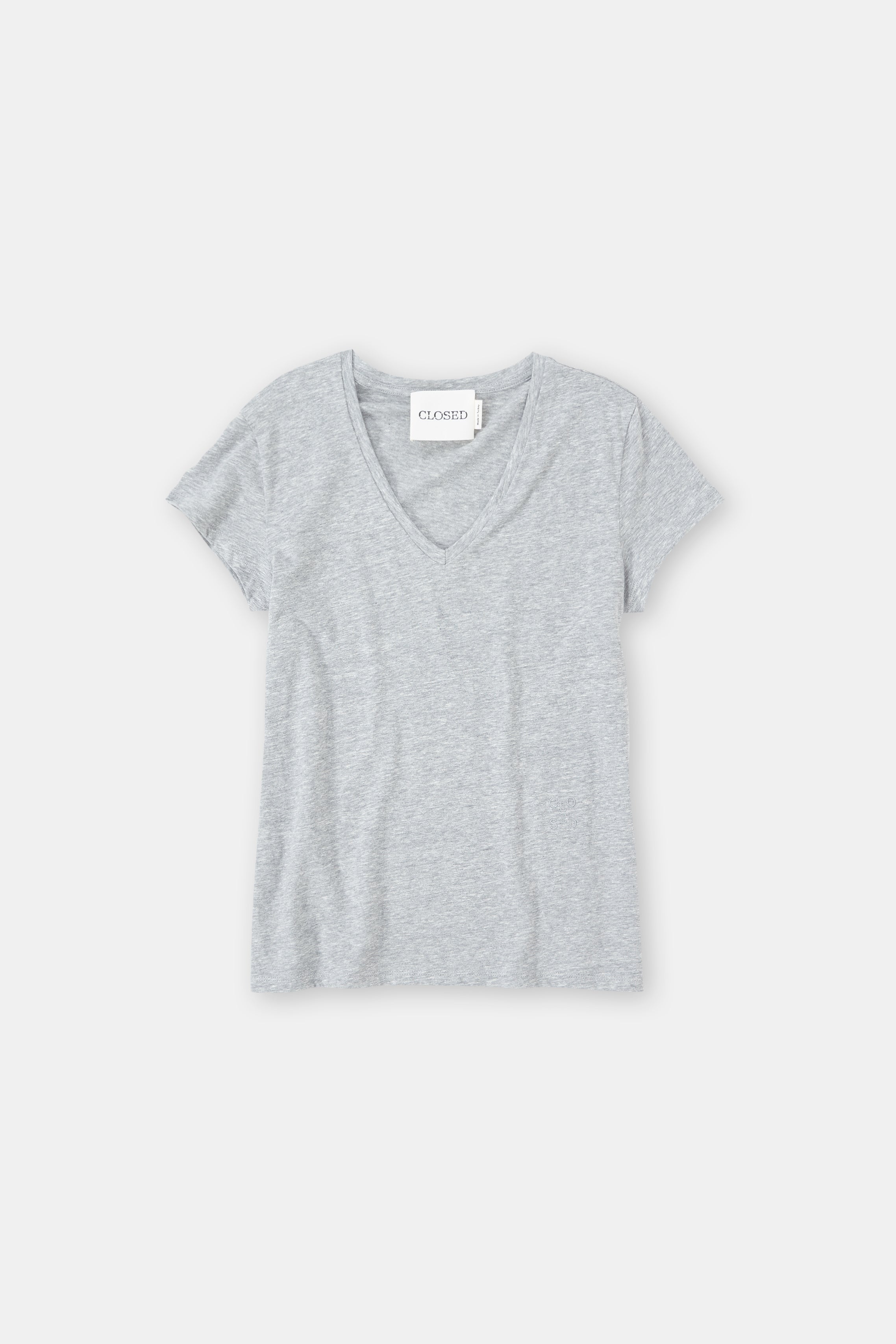 V-NECK T-SHIRT-Shirts-Closed-ARCHIVIST