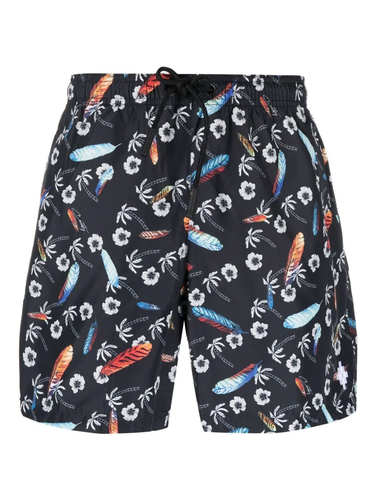 Marcelo Burlon-OUTLET-SALE-Hawaii Print Swim Shorts-ARCHIVIST