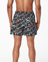 Marcelo Burlon-OUTLET-SALE-Hawaii Print Swim Shorts-ARCHIVIST