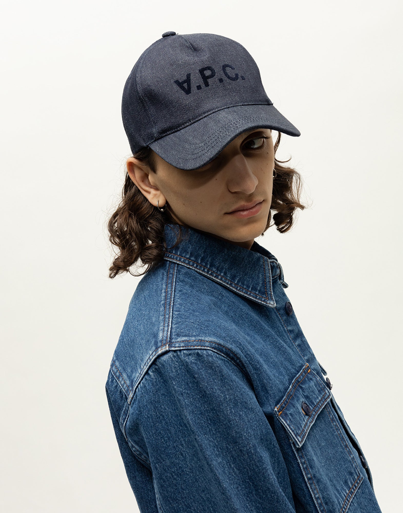 Casquette Eden VPC Logo Denim Baseball Cap