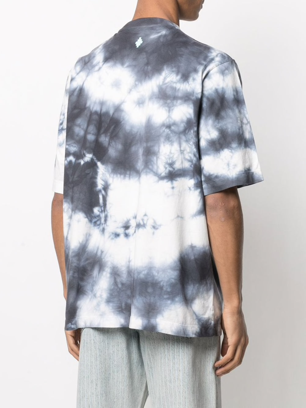 Marcelo Burlon-OUTLET-SALE-COM Logo Tie-Dye Oversize T-Shirt-ARCHIVIST