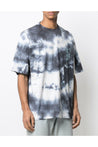 Marcelo Burlon-OUTLET-SALE-COM Logo Tie-Dye Oversize T-Shirt-ARCHIVIST