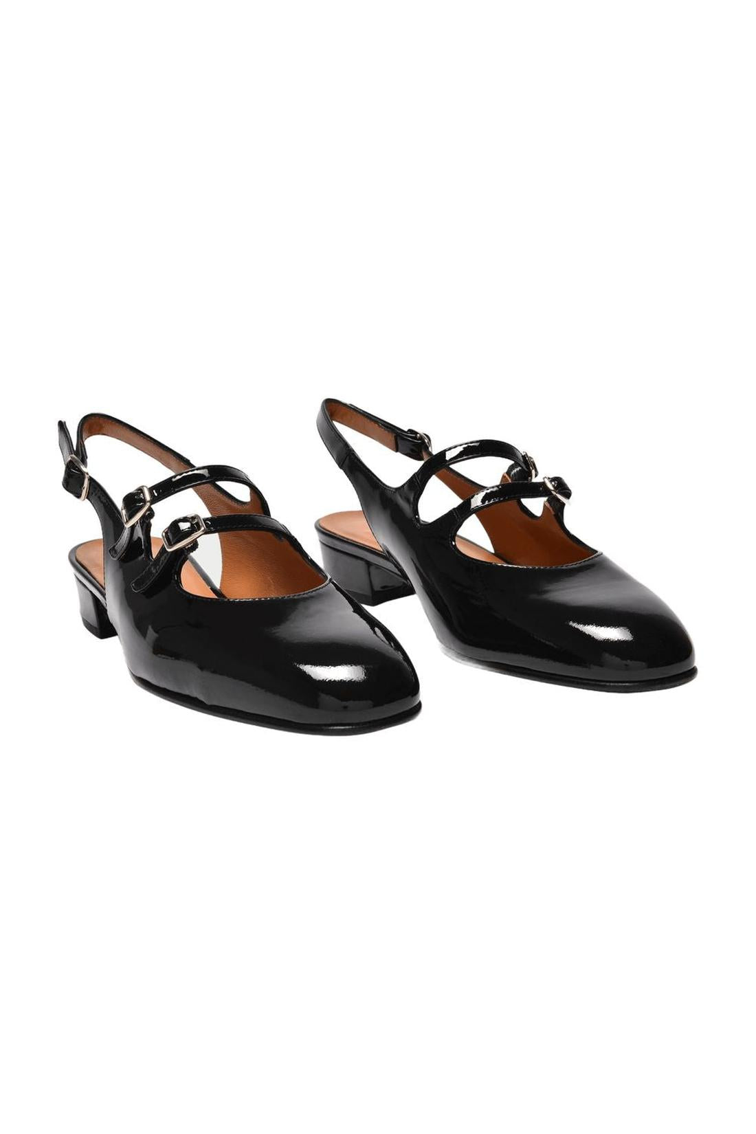 Peach-1324 Pumps - Carel - Black - Patent Leather