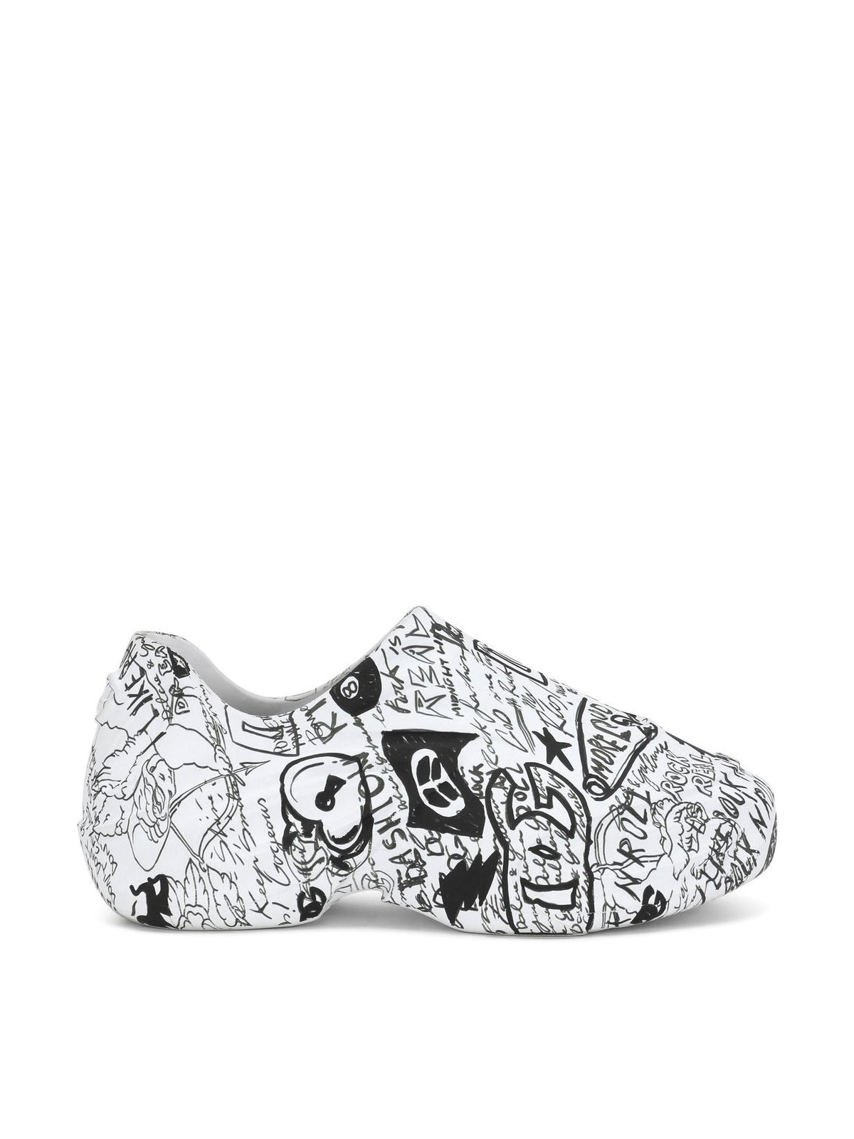 Toy Graffiti-Print Logo Sneakers