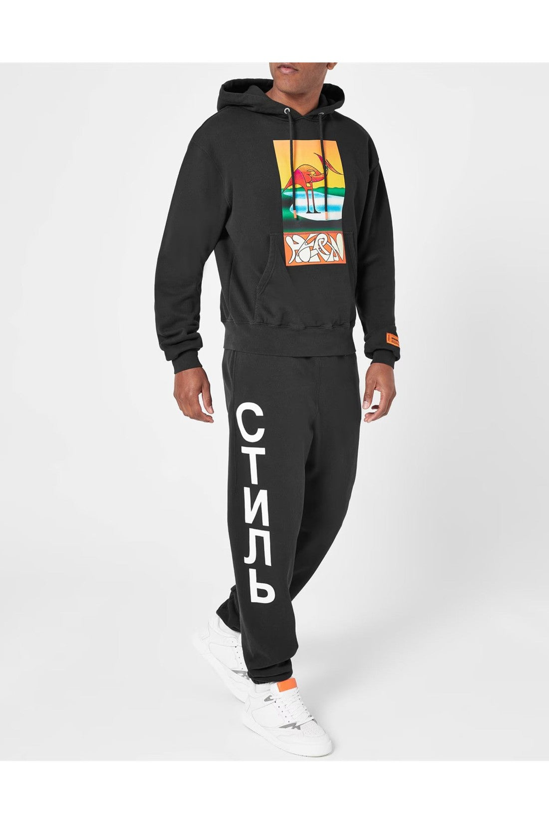 Heron Preston-OUTLET-SALE-CTNMB Logo Joggers Sweatpants-ARCHIVIST