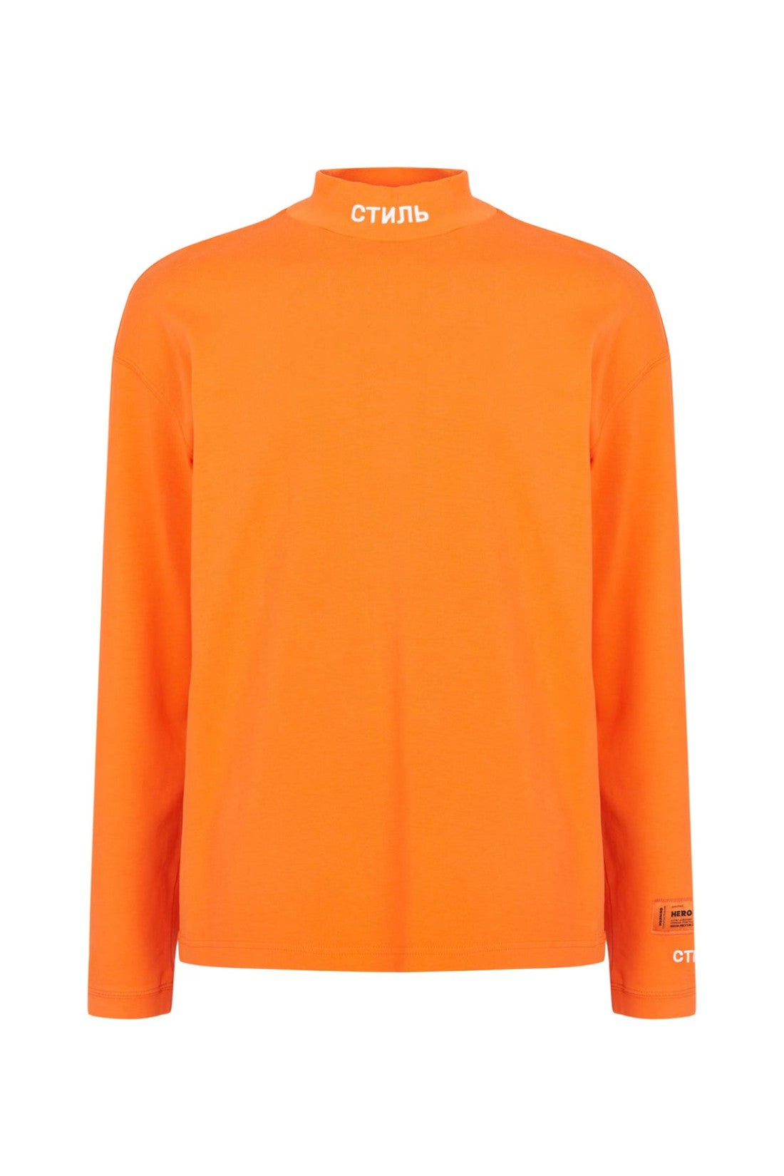 Heron Preston-OUTLET-SALE-CTNMB Logo Turtleneck Sweatshirt-ARCHIVIST