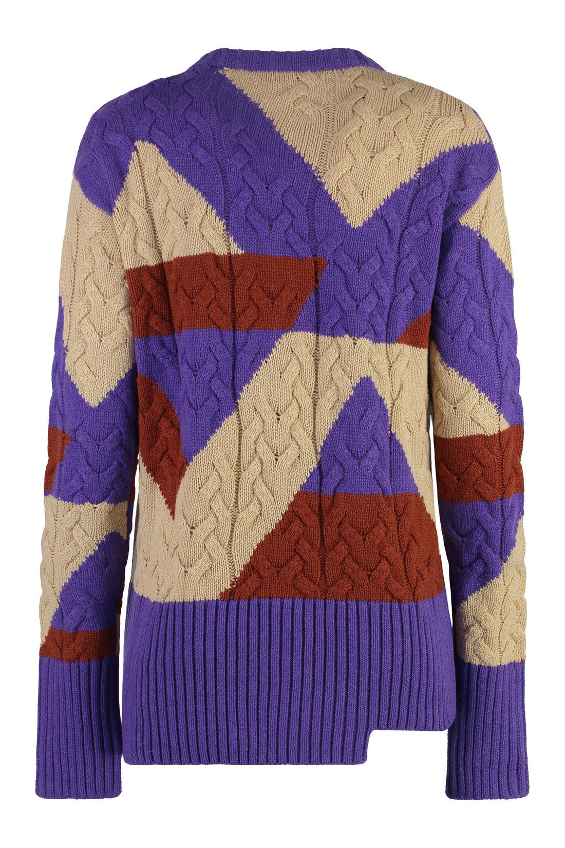 Malo-OUTLET-SALE-Cable knit sweater-ARCHIVIST