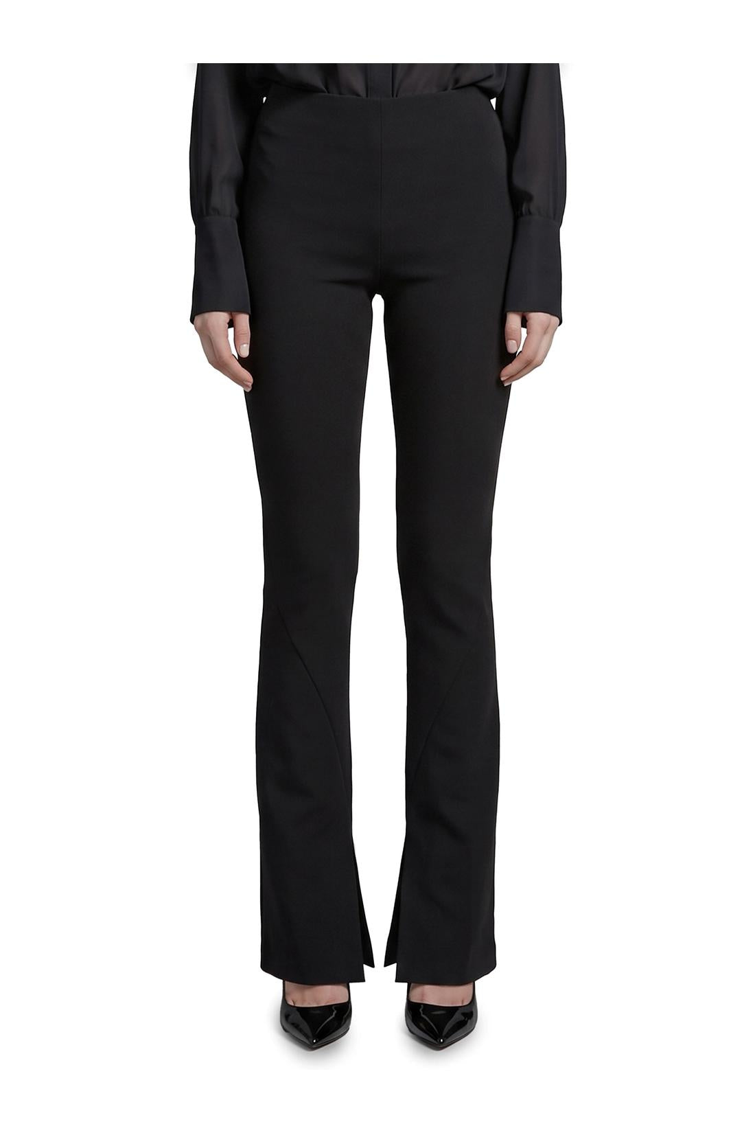 Federica tosi-OUTLET-SALE-Cady trousers with slit-ARCHIVIST