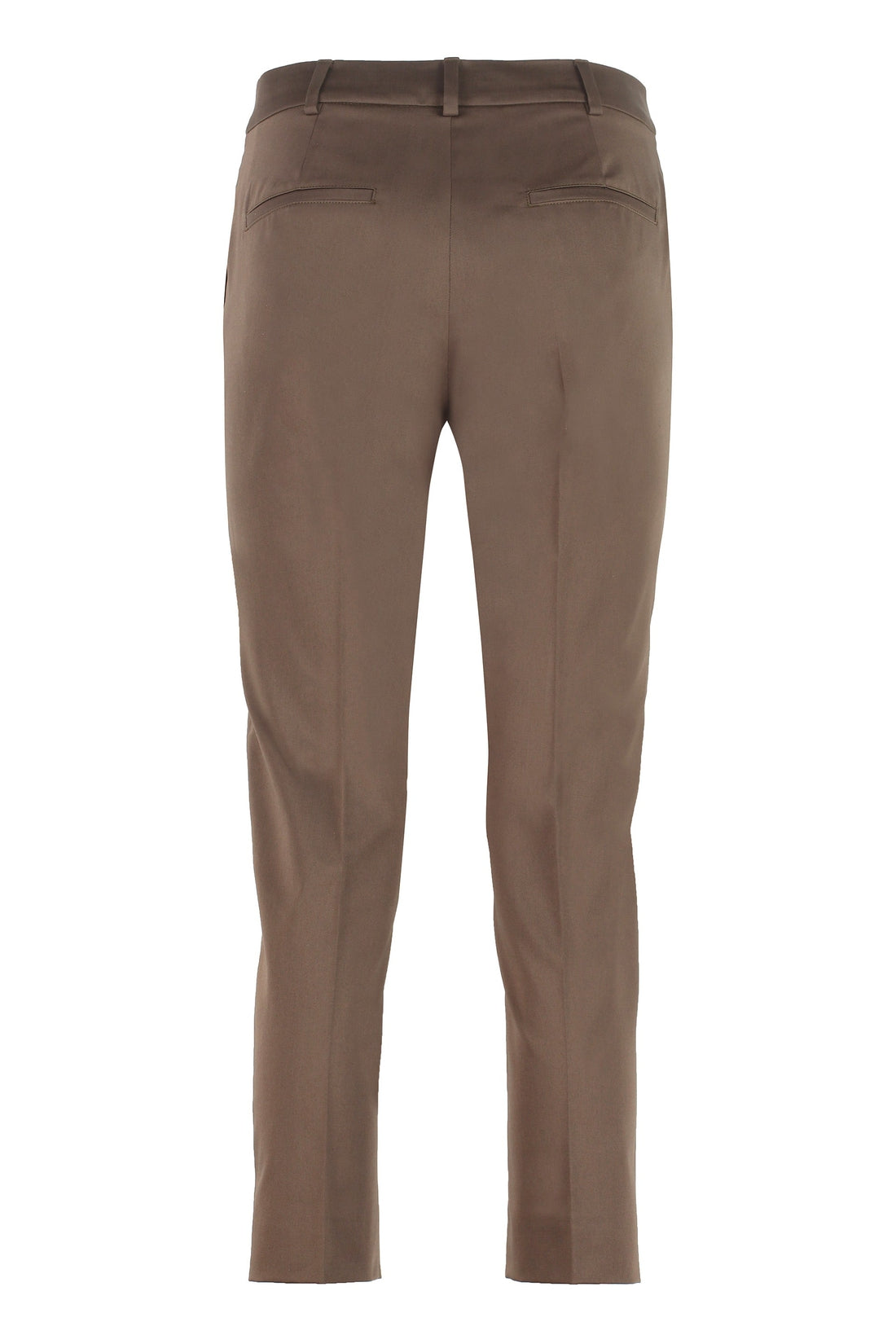 Max Mara-OUTLET-SALE-Calcut stretch cotton stovepipe trousers-ARCHIVIST