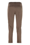 Max Mara-OUTLET-SALE-Calcut stretch cotton stovepipe trousers-ARCHIVIST