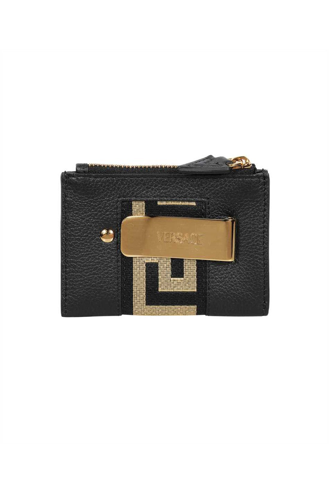 Versace-OUTLET-SALE-Calf leather wallet-ARCHIVIST