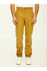 Incotex Red X Facetasm-OUTLET-SALE-Camel cotton trousers-ARCHIVIST