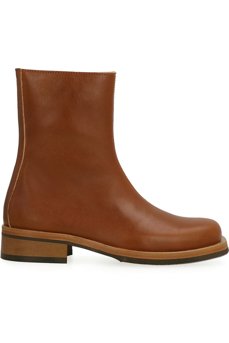 Our Legacy-OUTLET-SALE-Camion leather ankle boots-ARCHIVIST