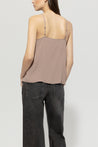 Luisa Cerano-Camisole-Top mit Fransen-Shirts-Black-Deal-Outlet-by-ARCHIVIST
